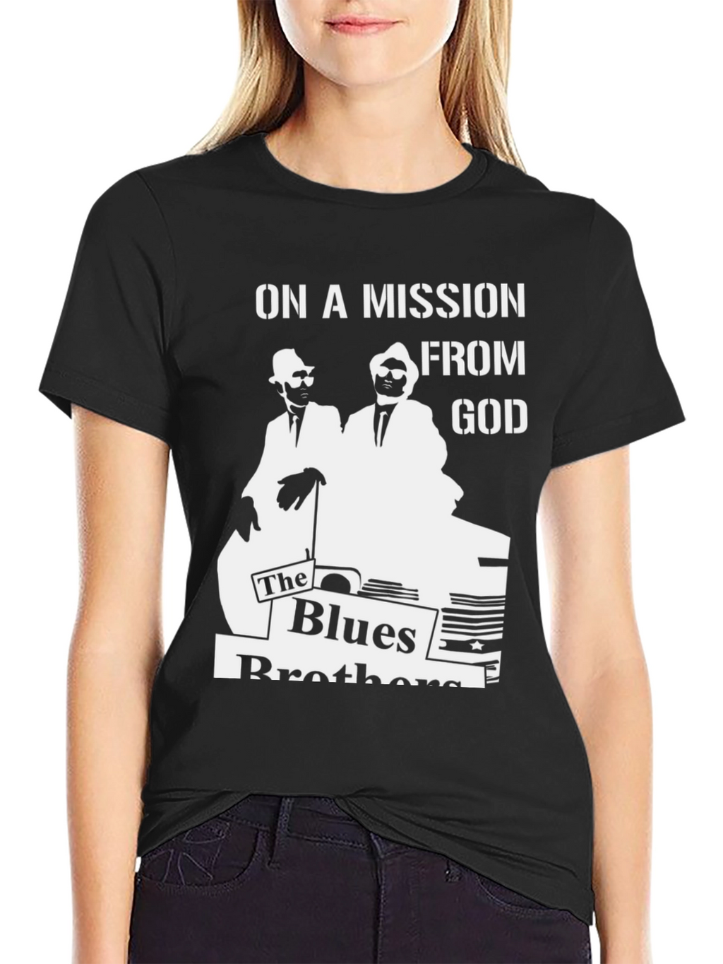 Blues Brothers Mission From God Graphic T-Shirt