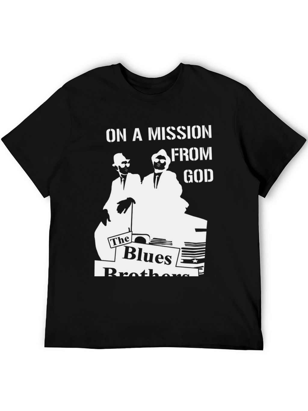 Blues Brothers Mission From God Graphic T-Shirt