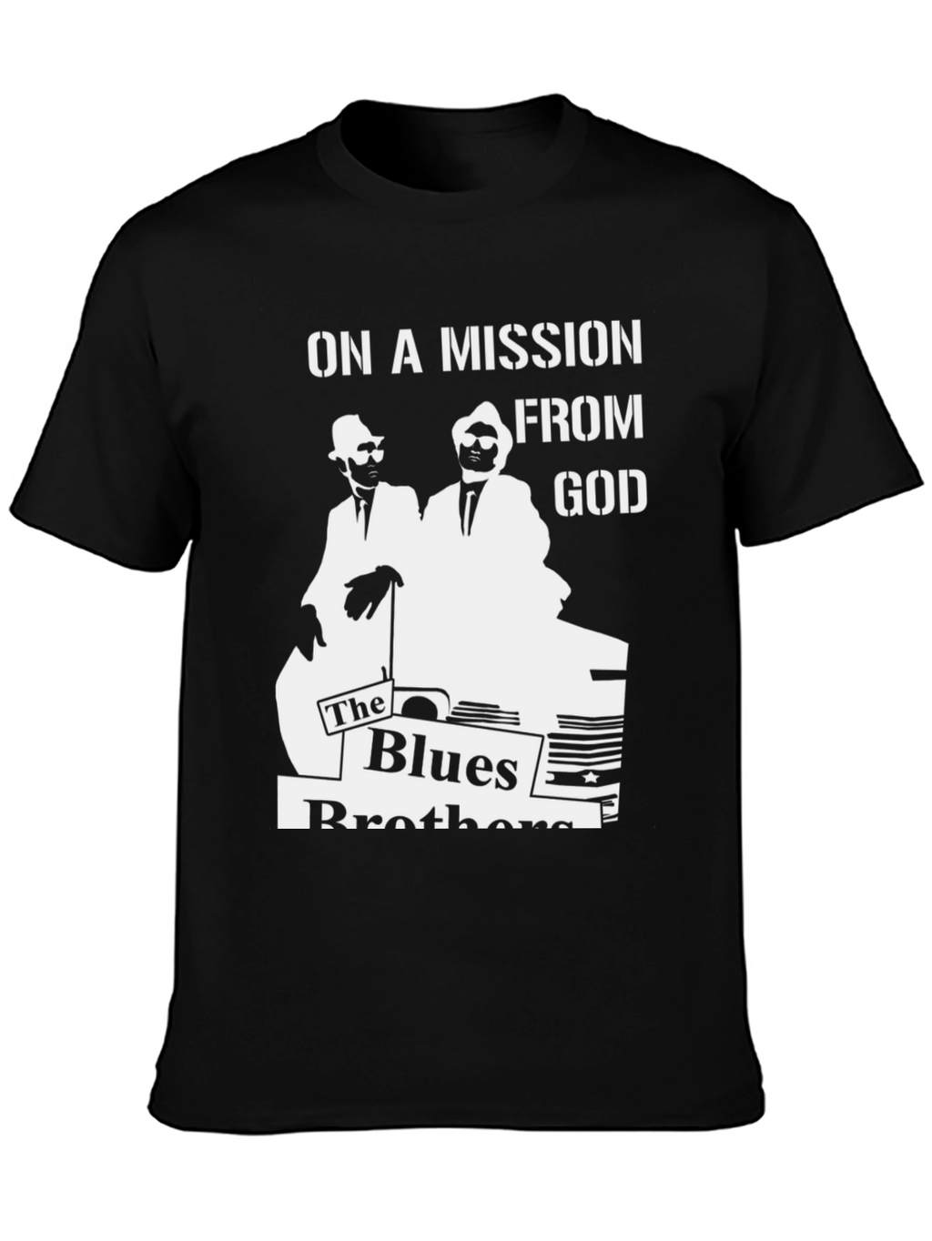 Blues Brothers Mission From God Graphic T-Shirt