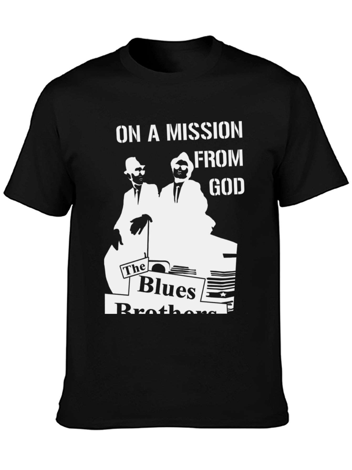Blues Brothers Mission From God Graphic T-Shirt