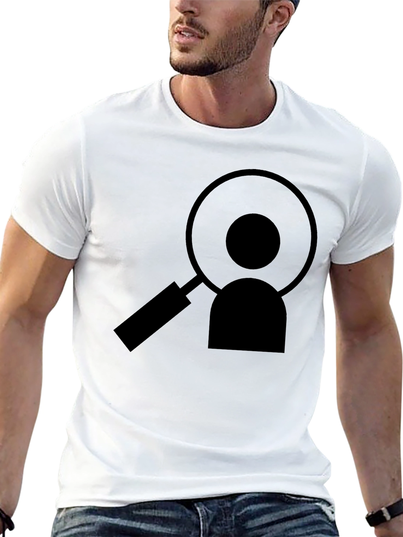 Black T-Shirt with Recruiting Graphic