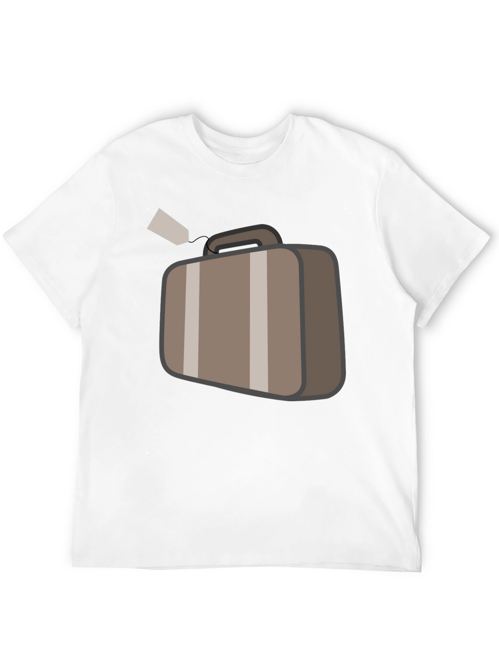 Suitcase Graphic Black T-Shirt Travel Ready