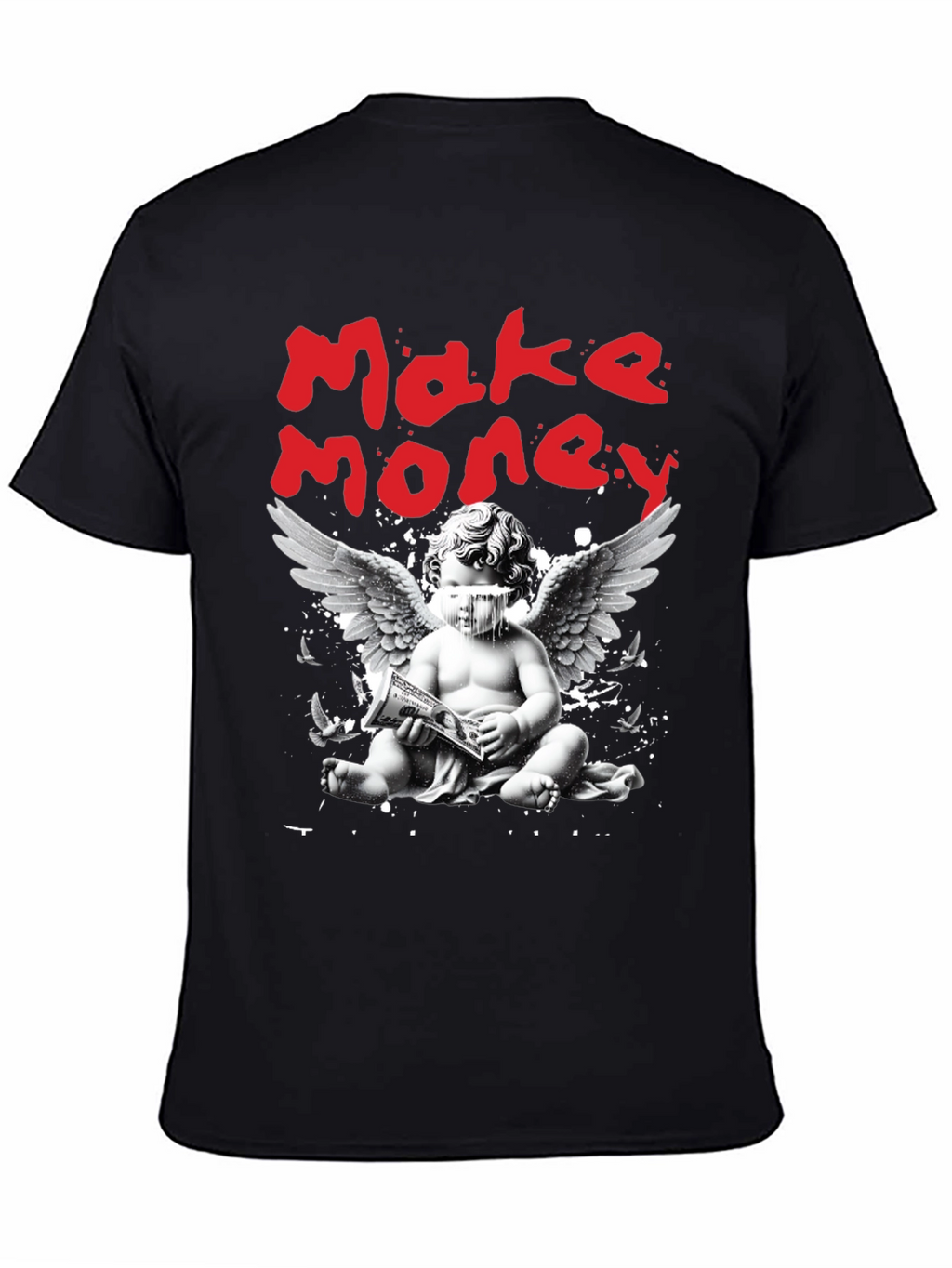 Make Money Angel Graphic Tee