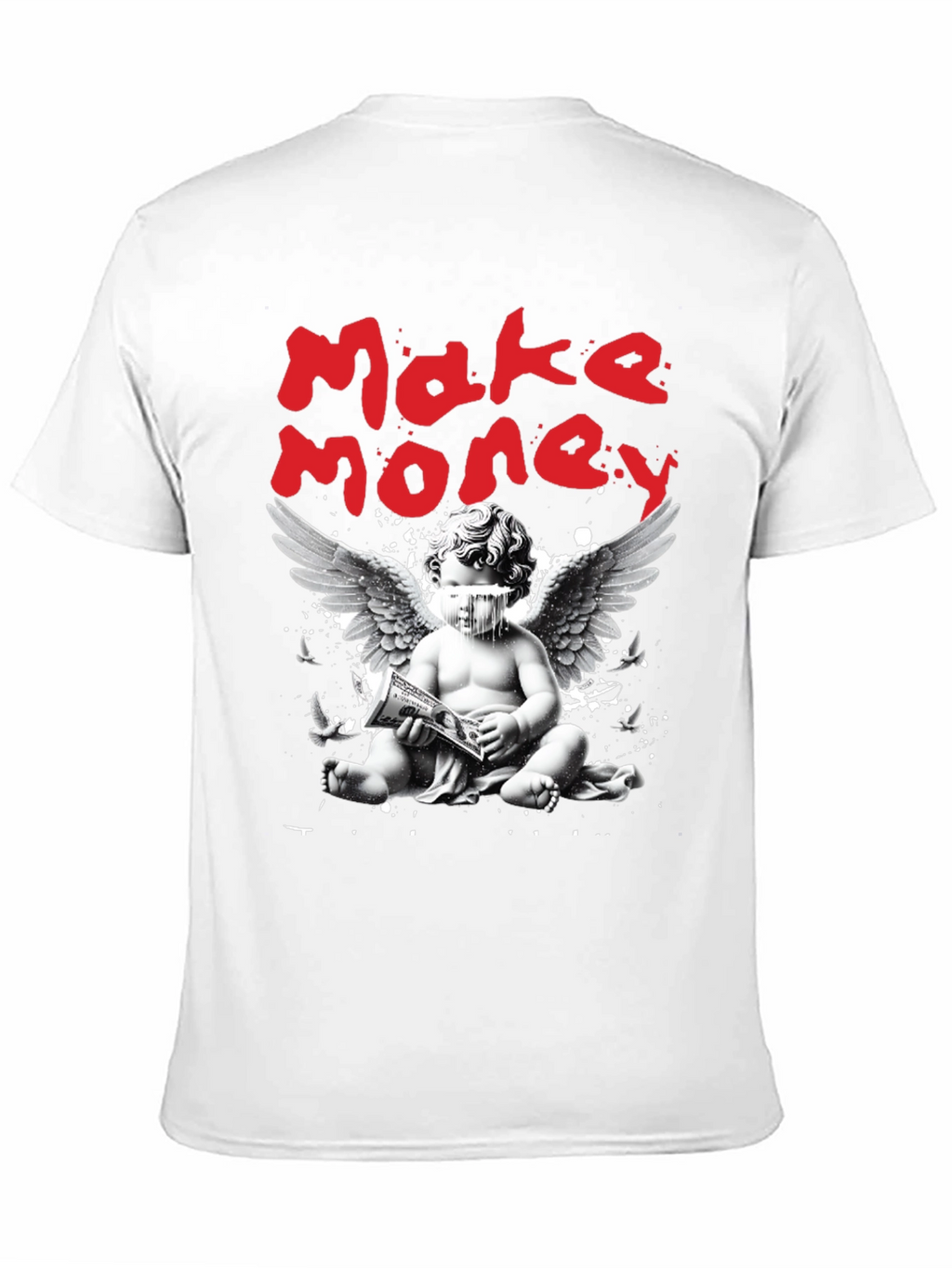 Make Money Angel Graphic Tee