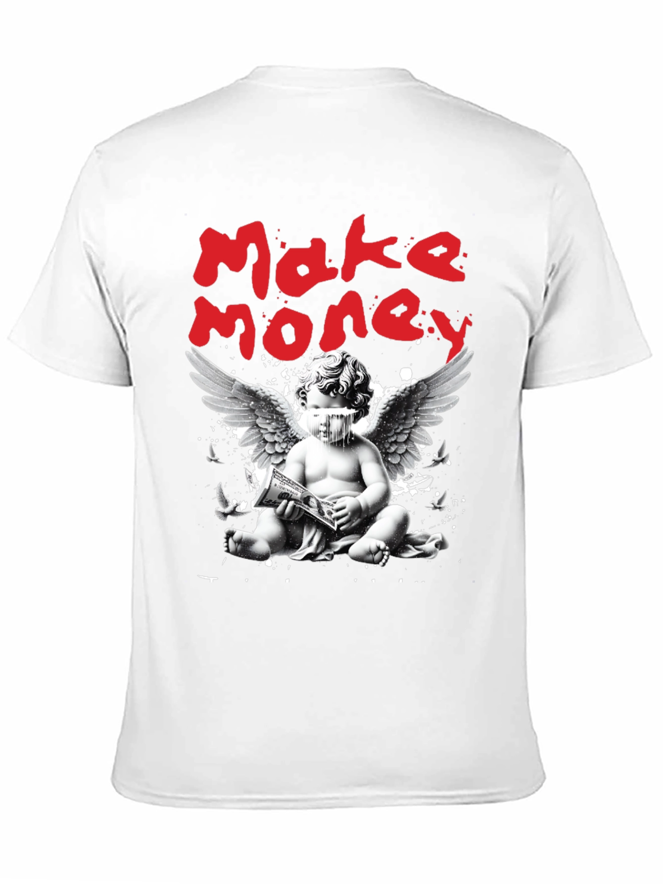 Make Money Angel Graphic Tee