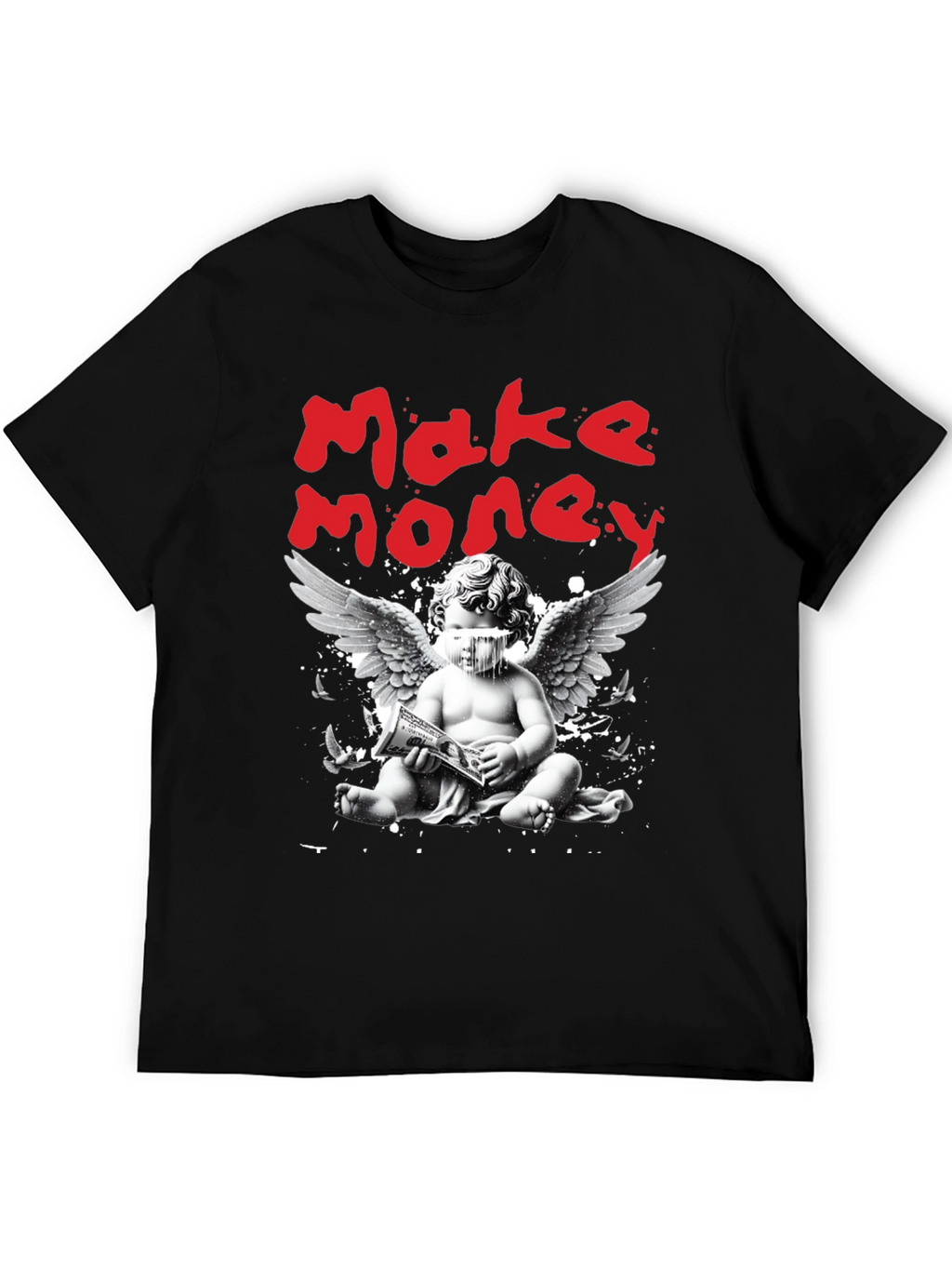 Make Money Angel Graphic Tee