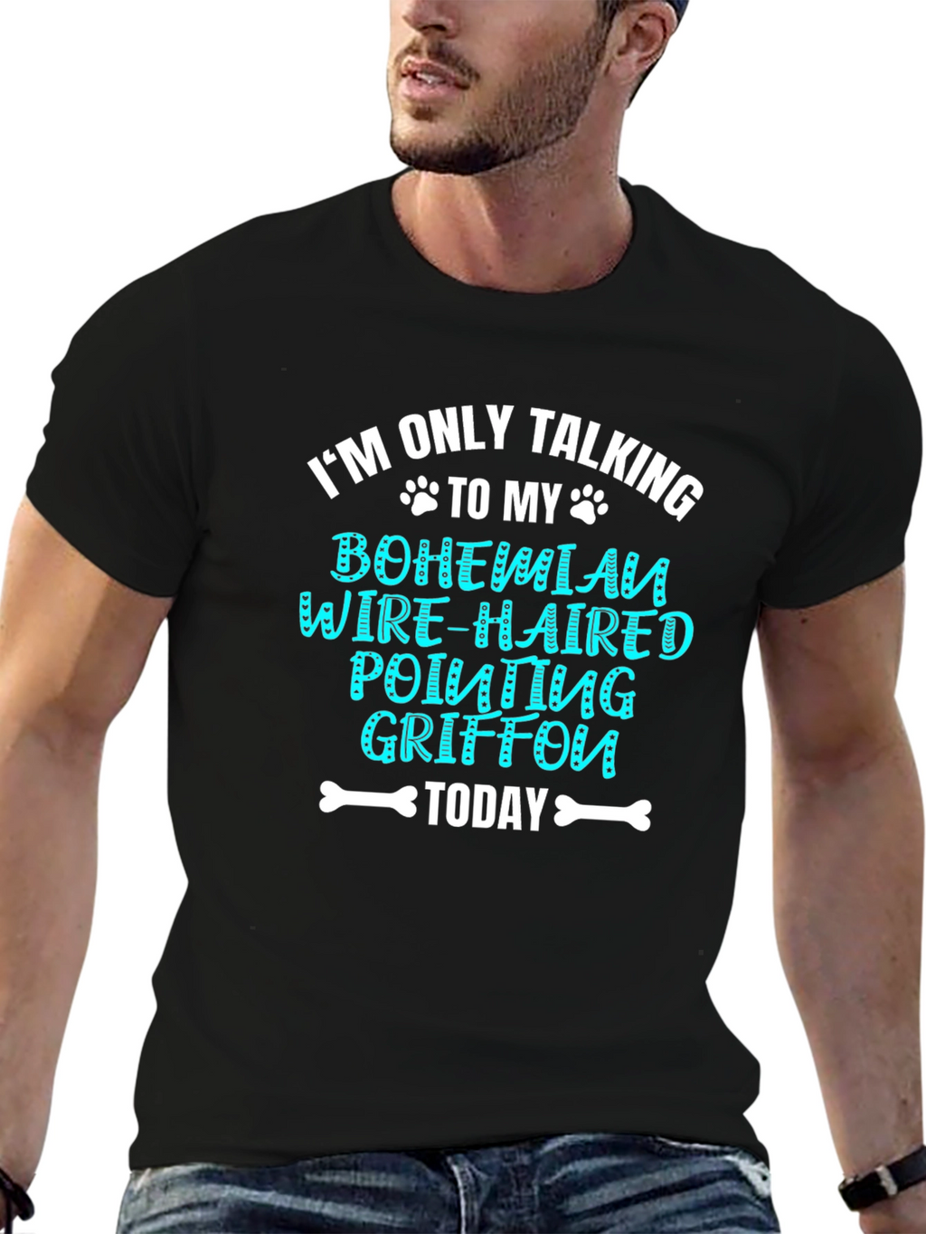 Bohemian Wire-Haired Griffon T-Shirt: Dog Lover Tee