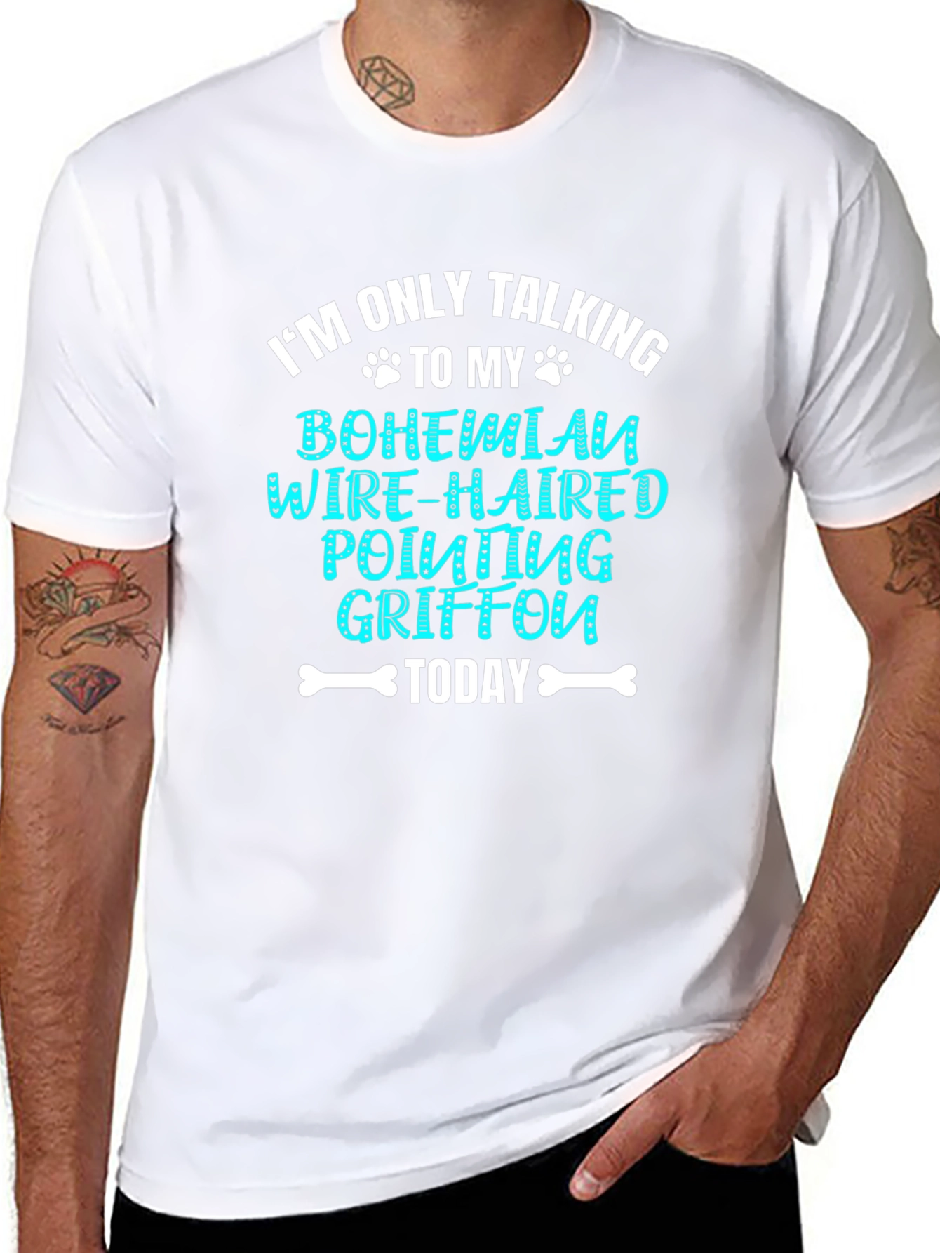 Bohemian Wire-Haired Griffon T-Shirt: Dog Lover Tee