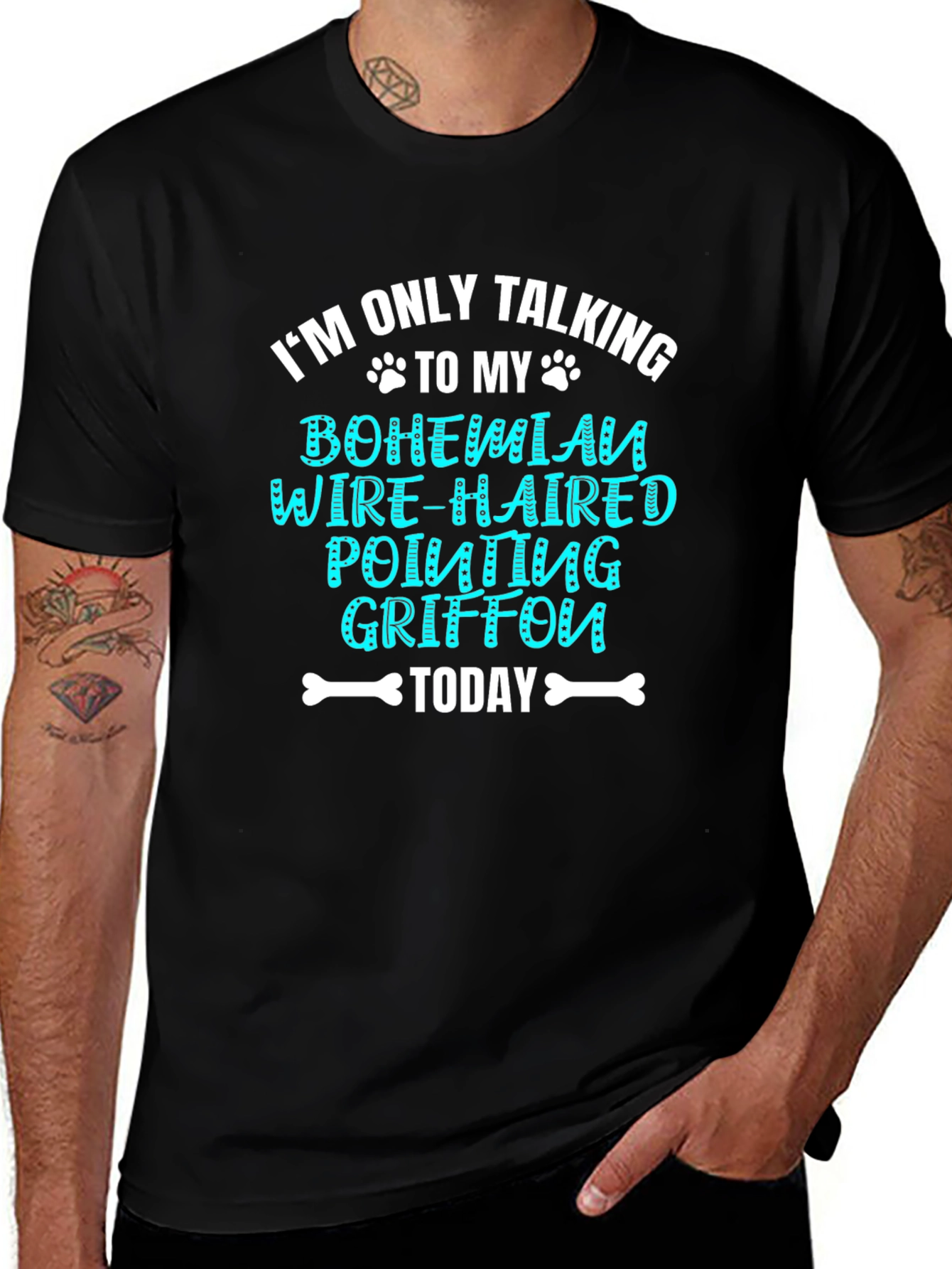 Bohemian Wire-Haired Griffon T-Shirt: Dog Lover Tee