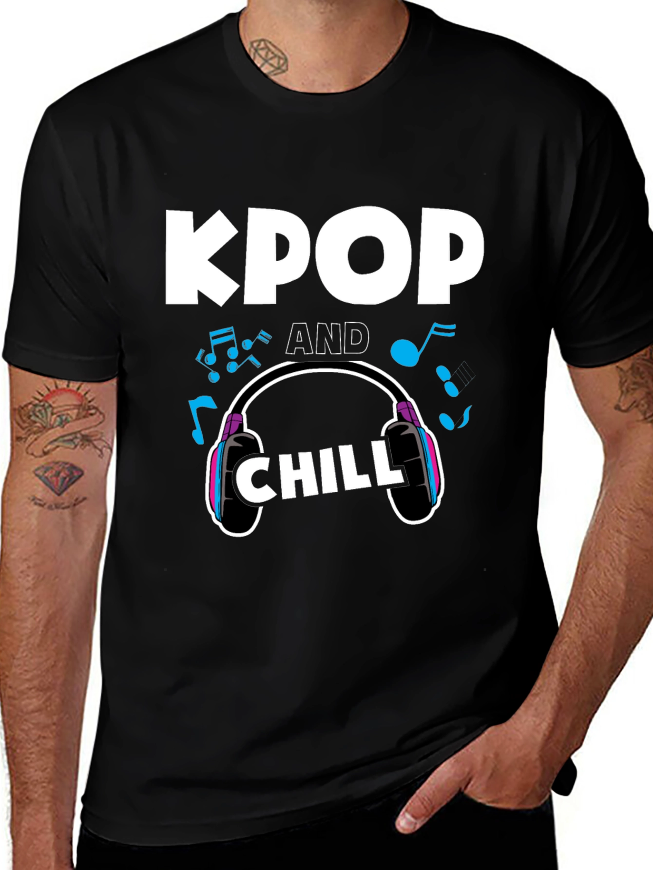KPOP and Chill Graphic Tee