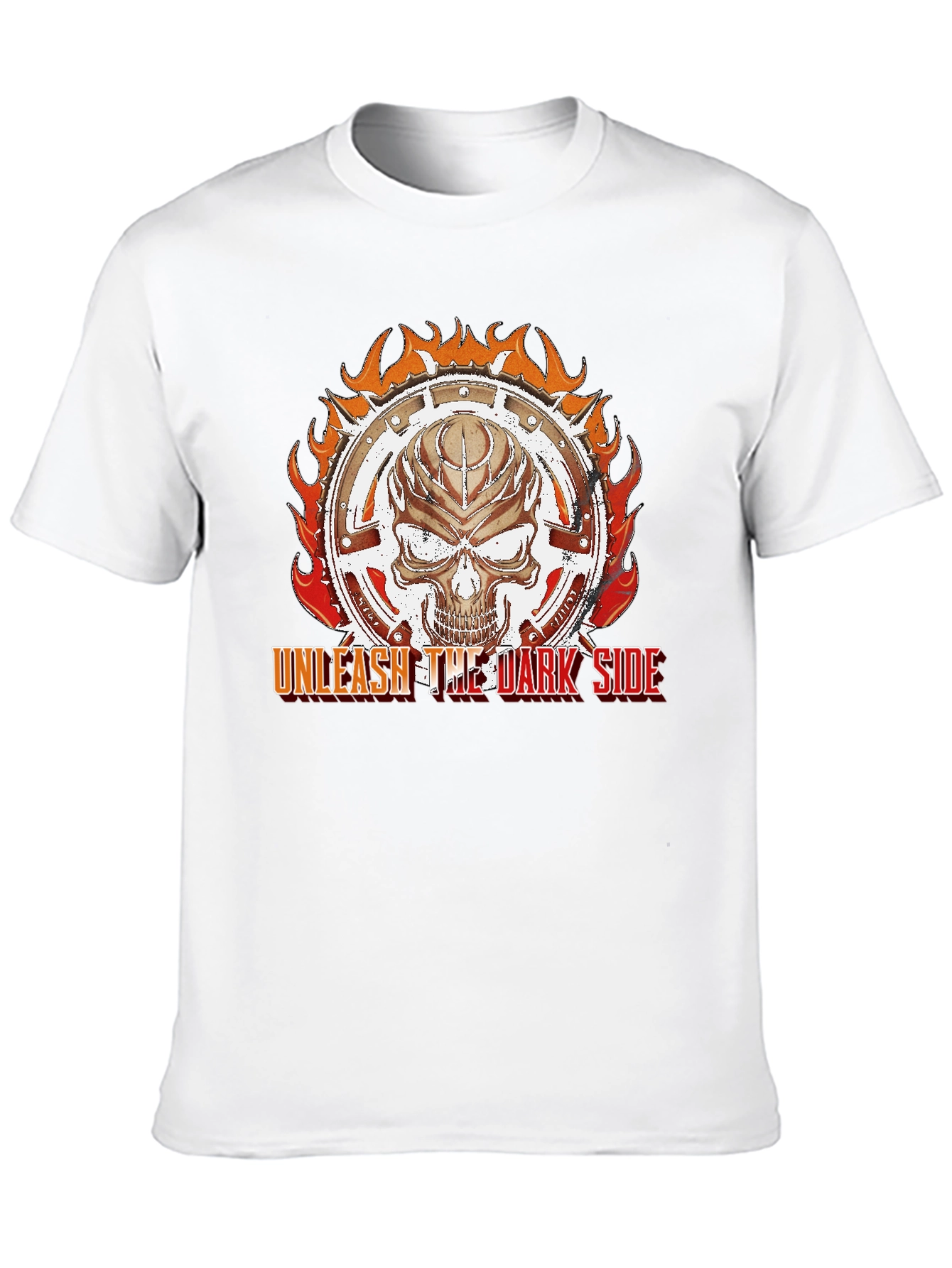 Unleash the Dark Side T-Shirt Skull Graphic Tee