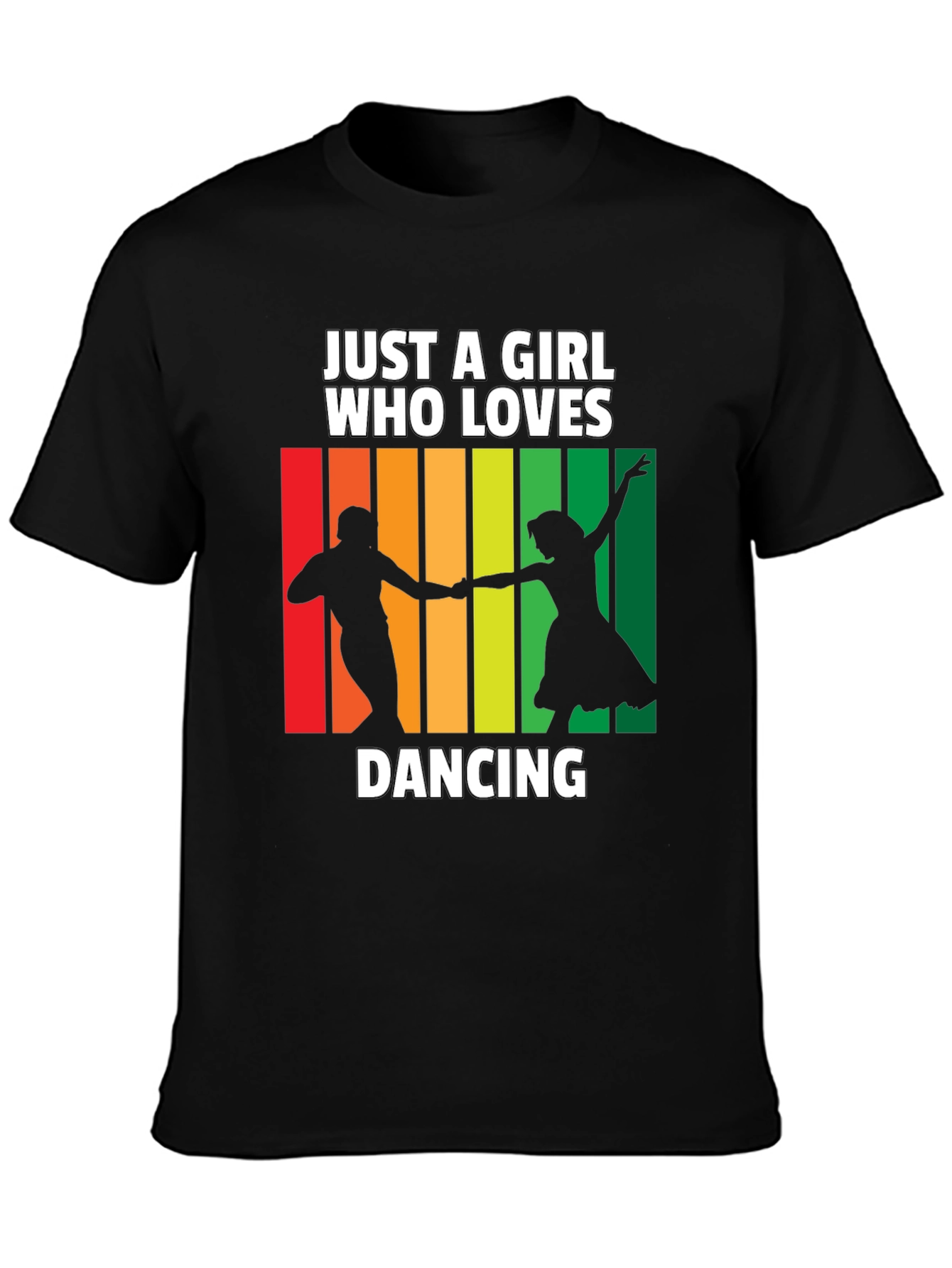 Dancing Lover T-Shirt: Just a Girl Who Loves Dancing Tee