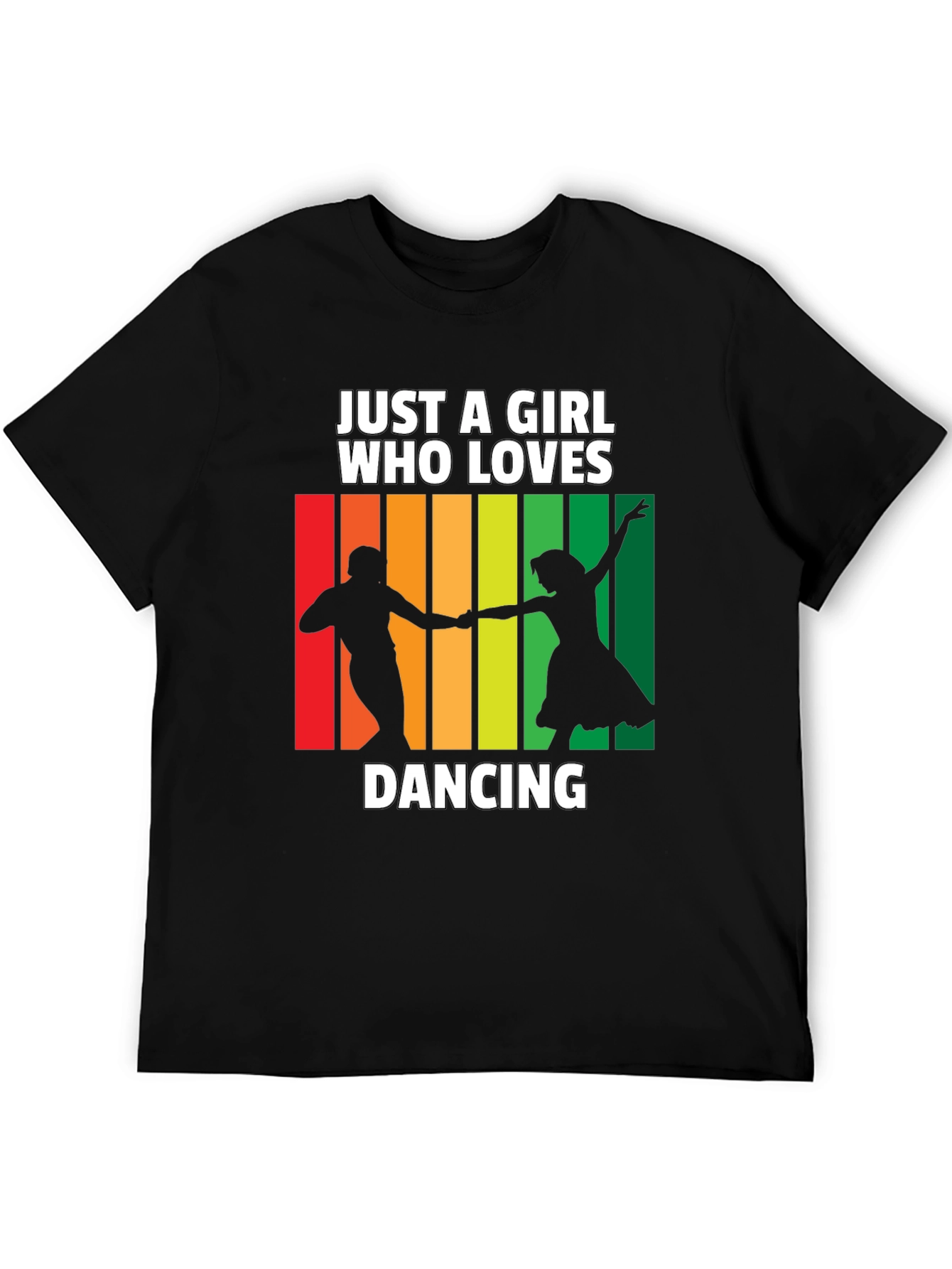 Dancing Lover T-Shirt: Just a Girl Who Loves Dancing Tee