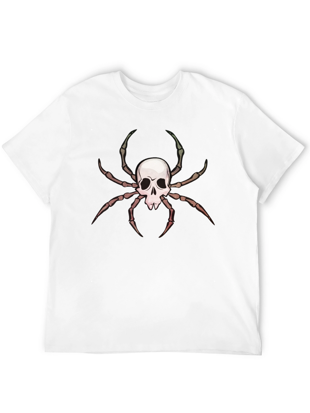 Skull Spider Graphic Tee - Mens Black T-Shirt