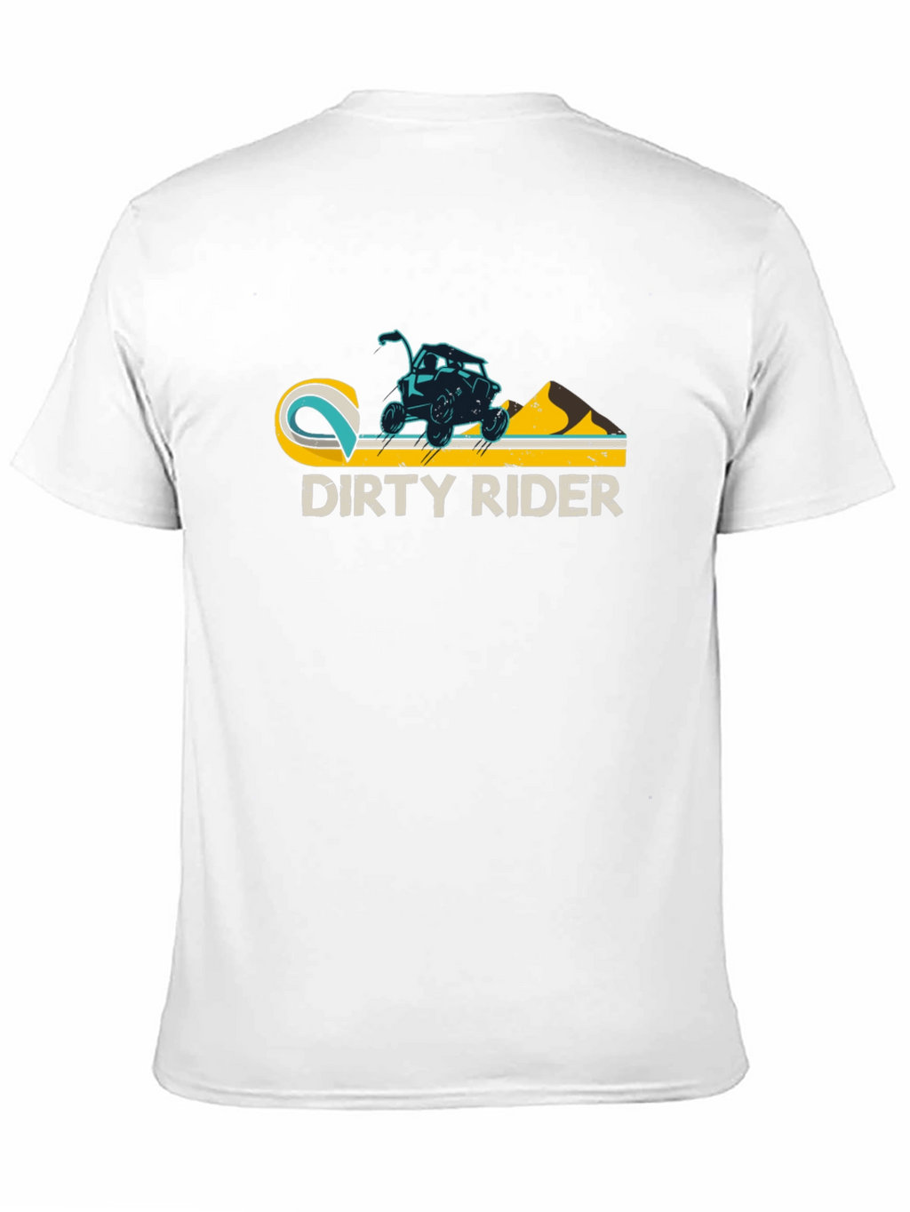 Dirty Rider Graphic Tee - Black Cotton T-Shirt