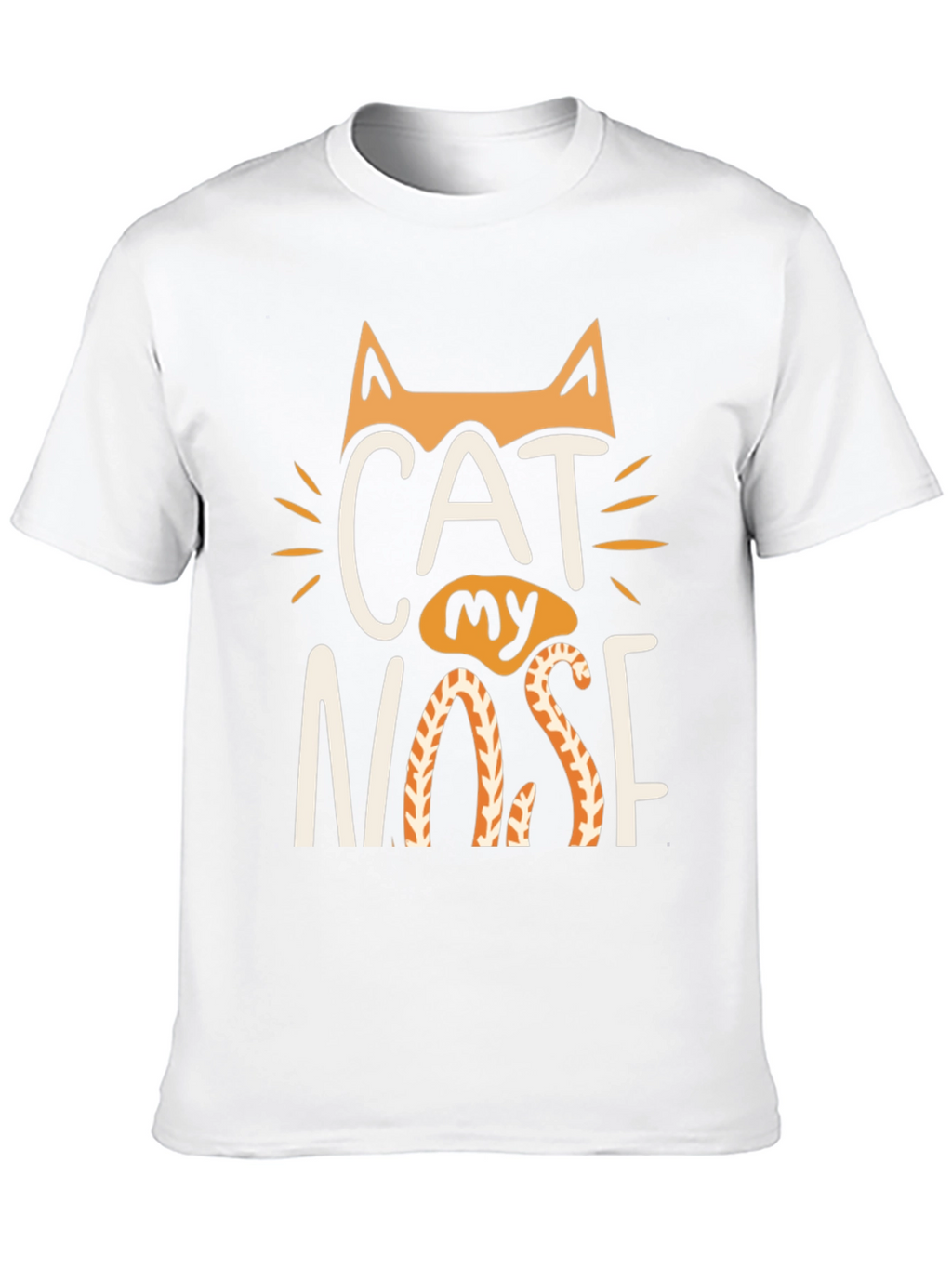 Cat My Nose Graphic Tee - Black