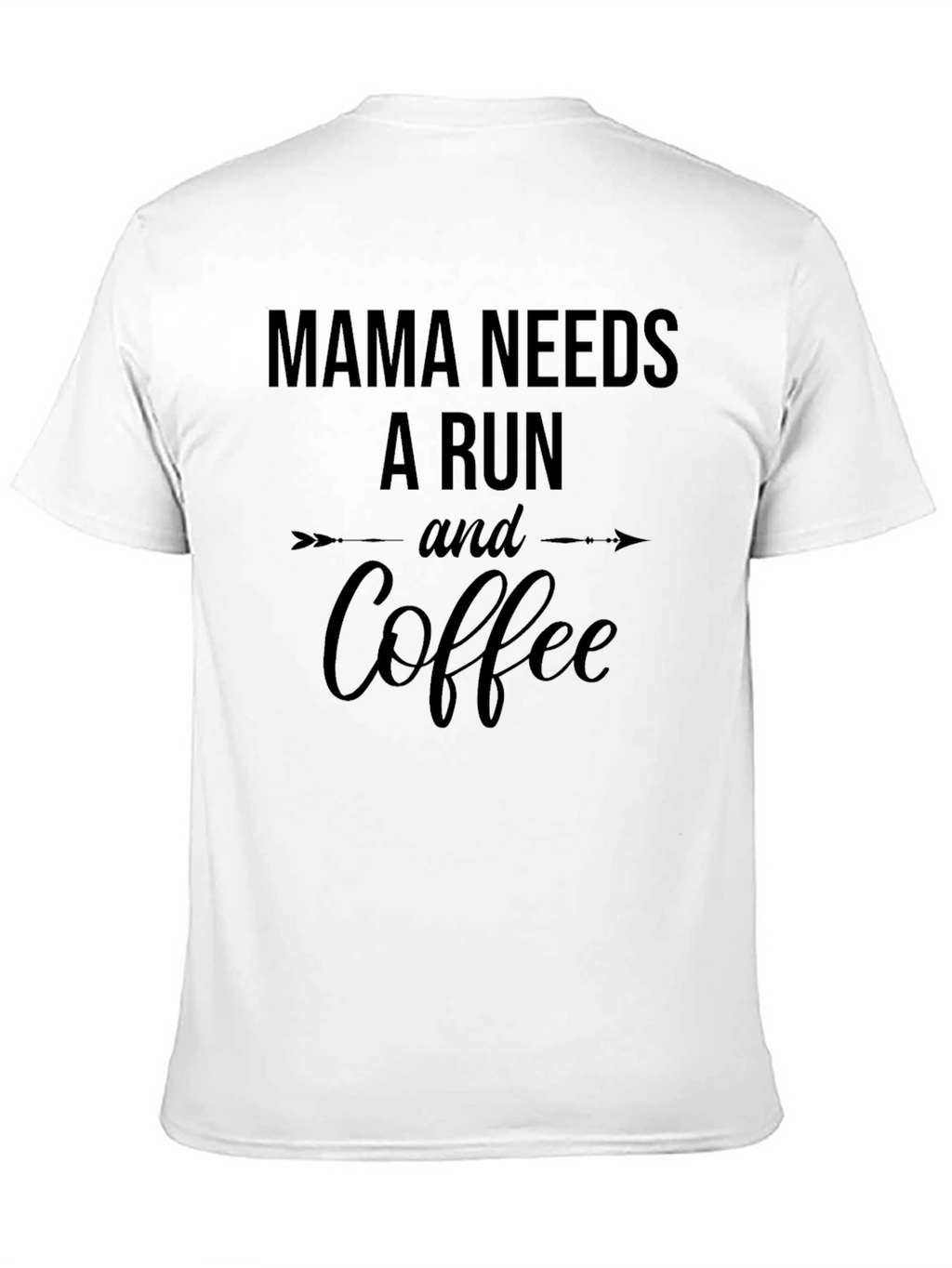 Mama Needs A Run And Coffee Graphic Tee