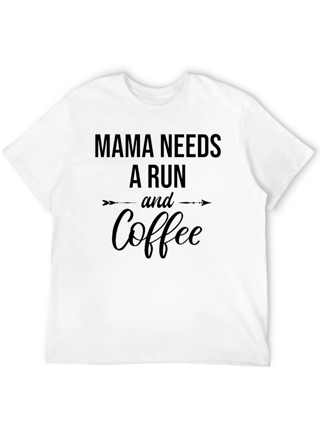 Mama Needs A Run And Coffee Graphic Tee