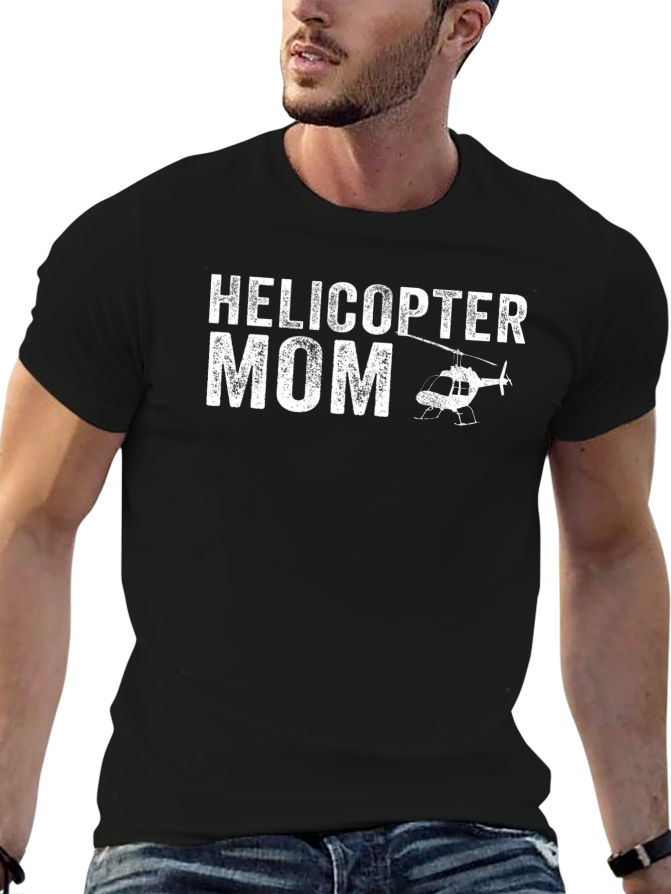 Helicopter Mom Graphic Tee - Funny Novelty T-Shirt