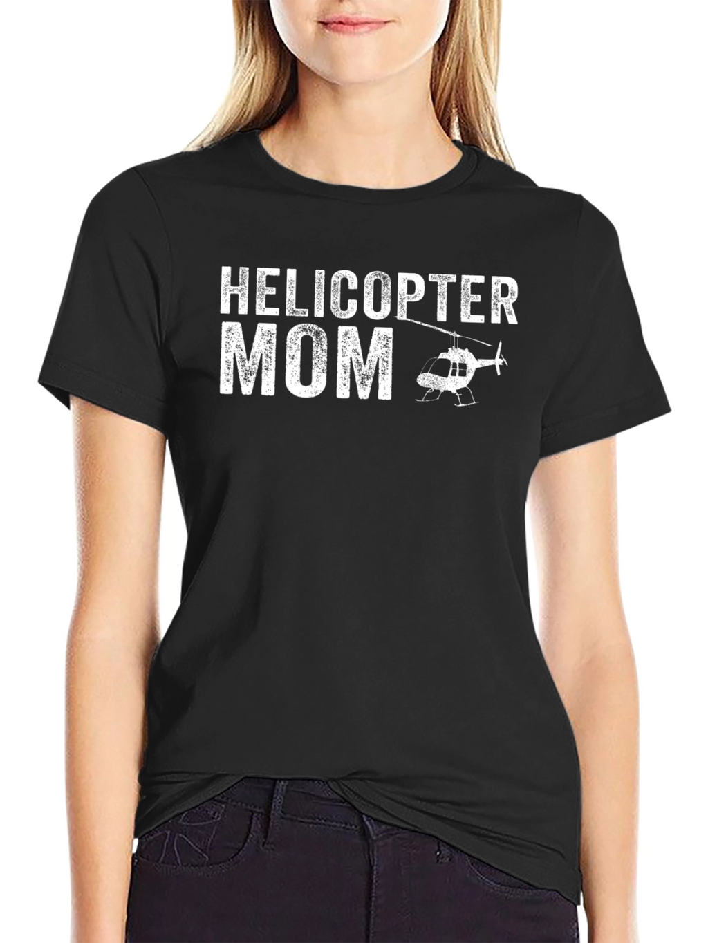 Helicopter Mom Graphic Tee - Funny Novelty T-Shirt