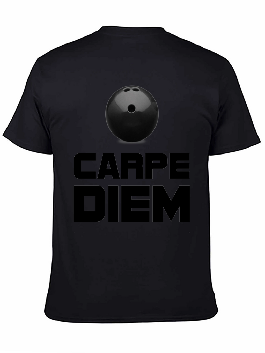 Carpe Diem Bowling Ball Graphic T-Shirt