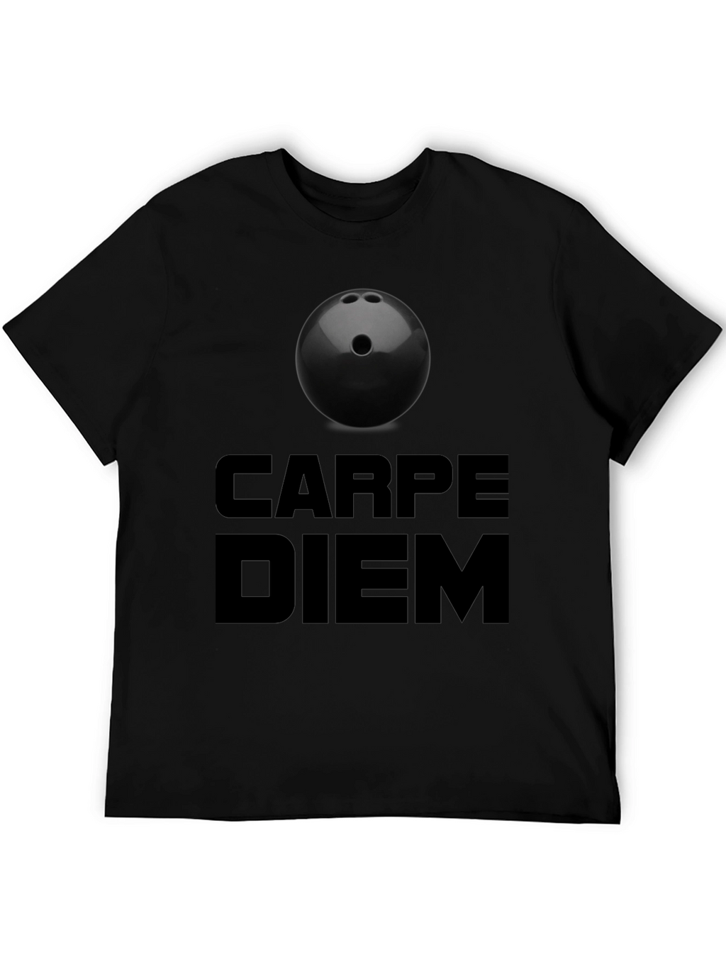 Carpe Diem Bowling Ball Graphic T-Shirt