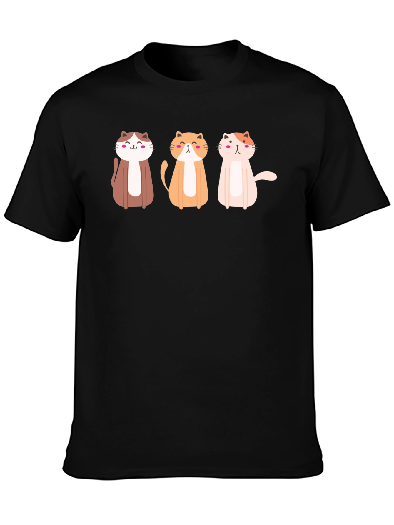 Cute Cats T-Shirt - Stylish Graphic Tee for Cat Lovers