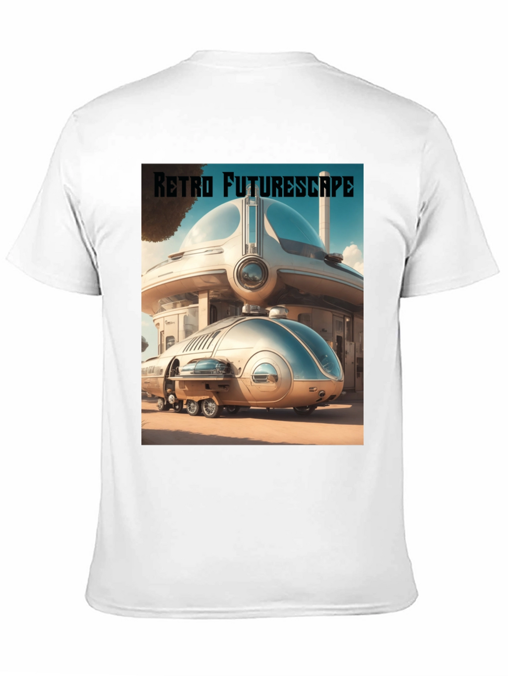 Retro Futurescape Graphic Tee