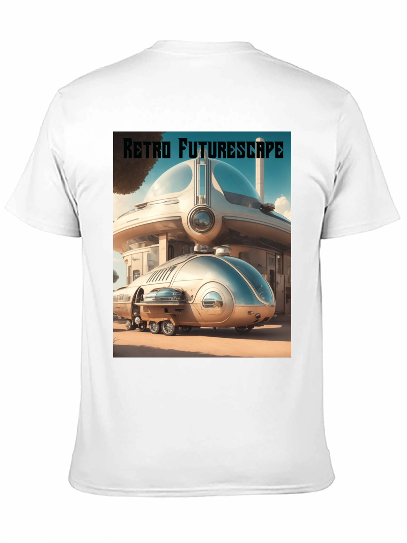 Retro Futurescape Graphic Tee
