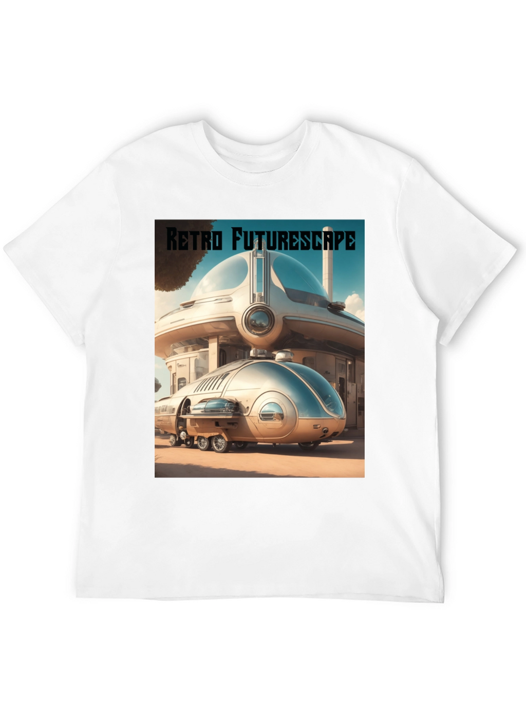 Retro Futurescape Graphic Tee