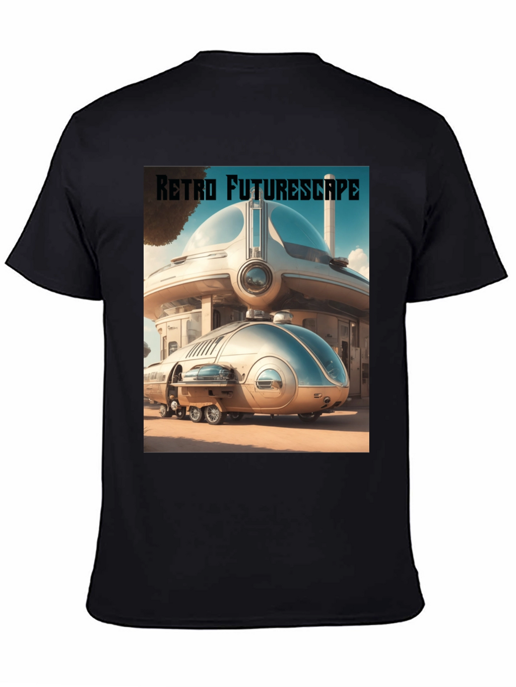 Retro Futurescape Graphic Tee