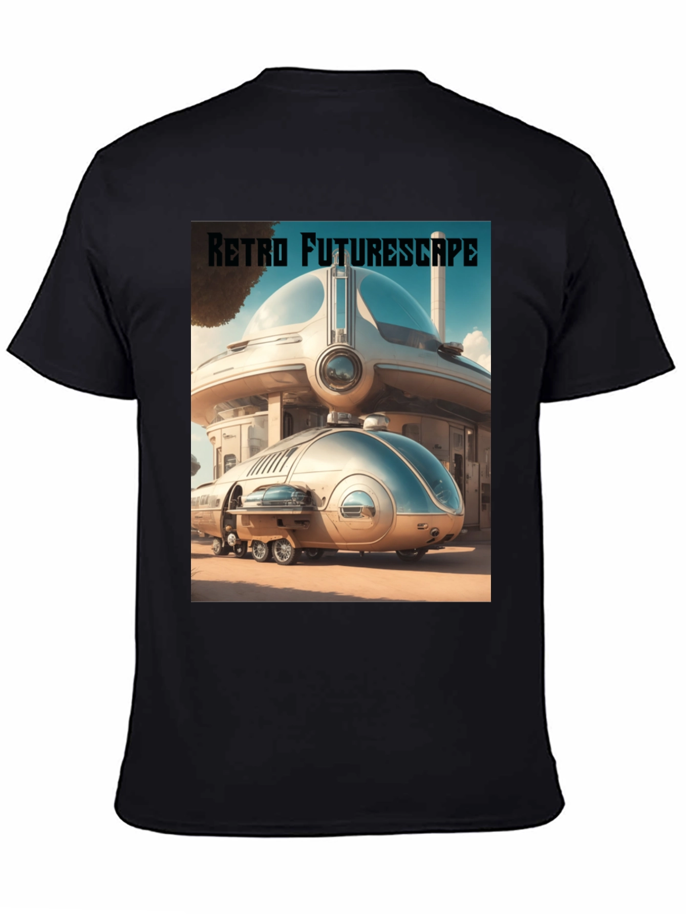 Retro Futurescape Graphic Tee