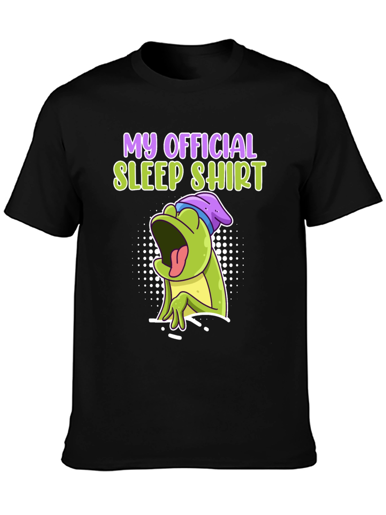 Official Sleep Shirt - Funny Frog Design