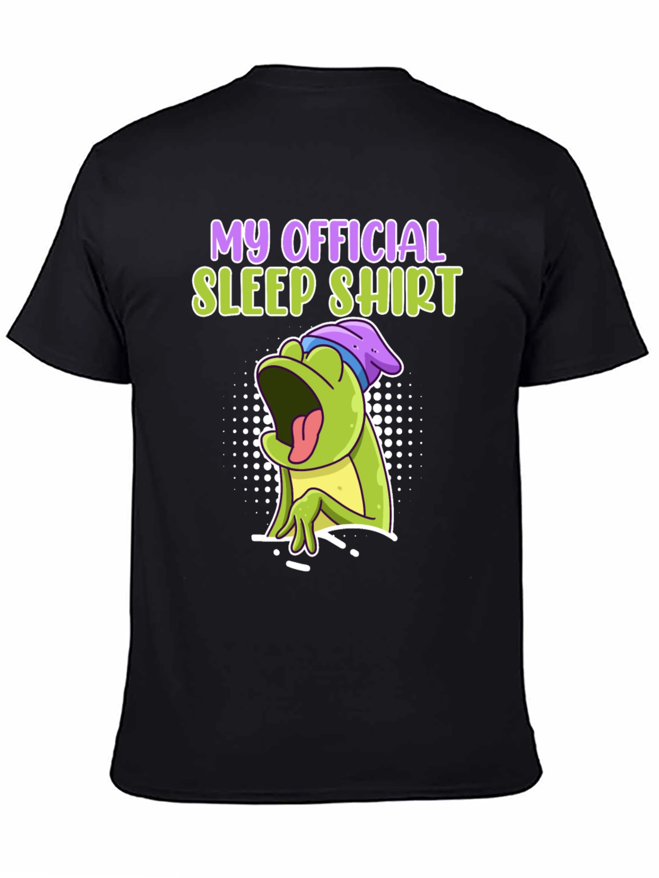 Official Sleep Shirt - Funny Frog Design