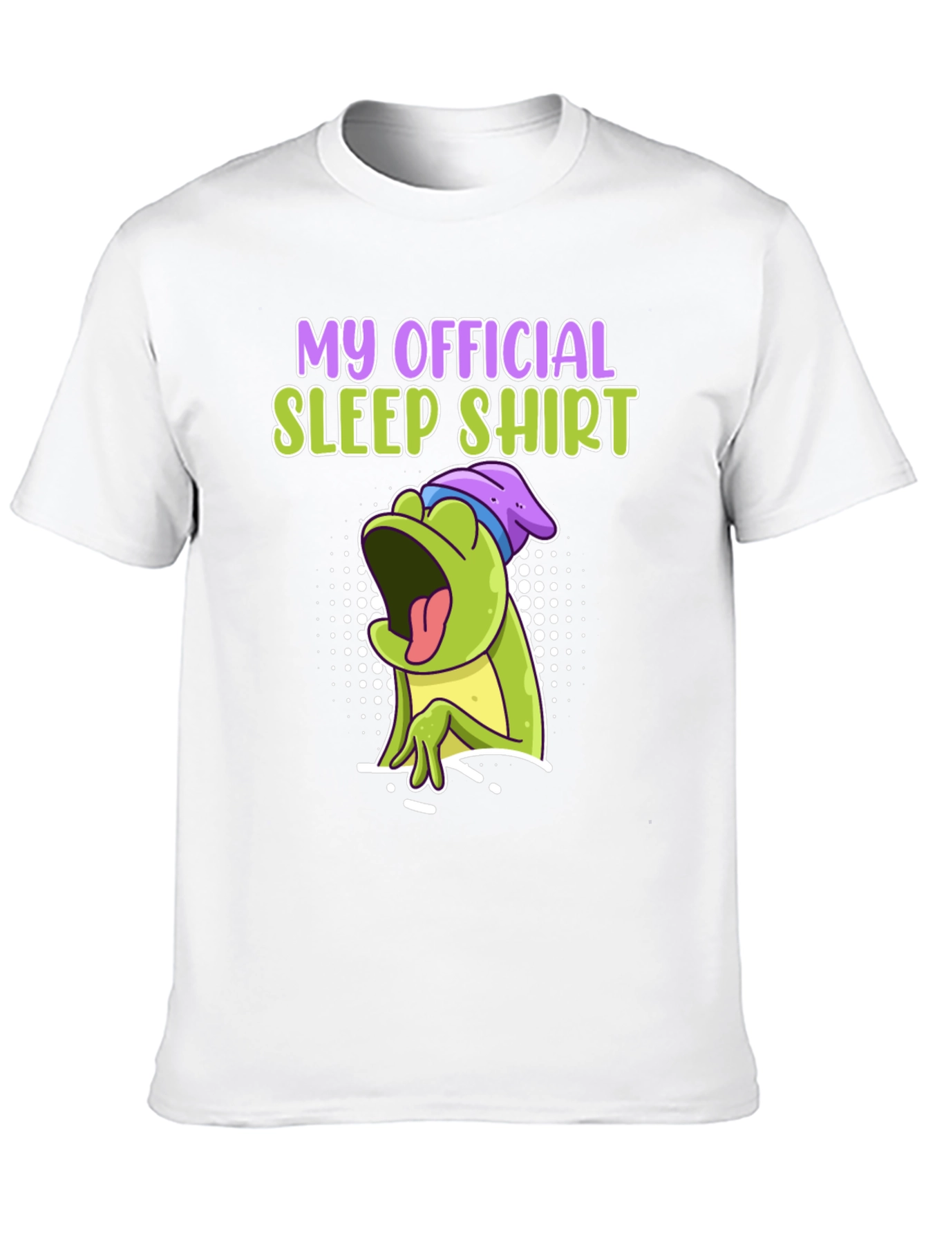 Official Sleep Shirt - Funny Frog Design