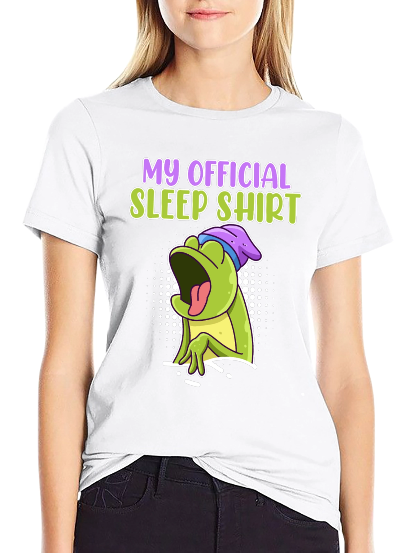 Official Sleep Shirt - Funny Frog Design
