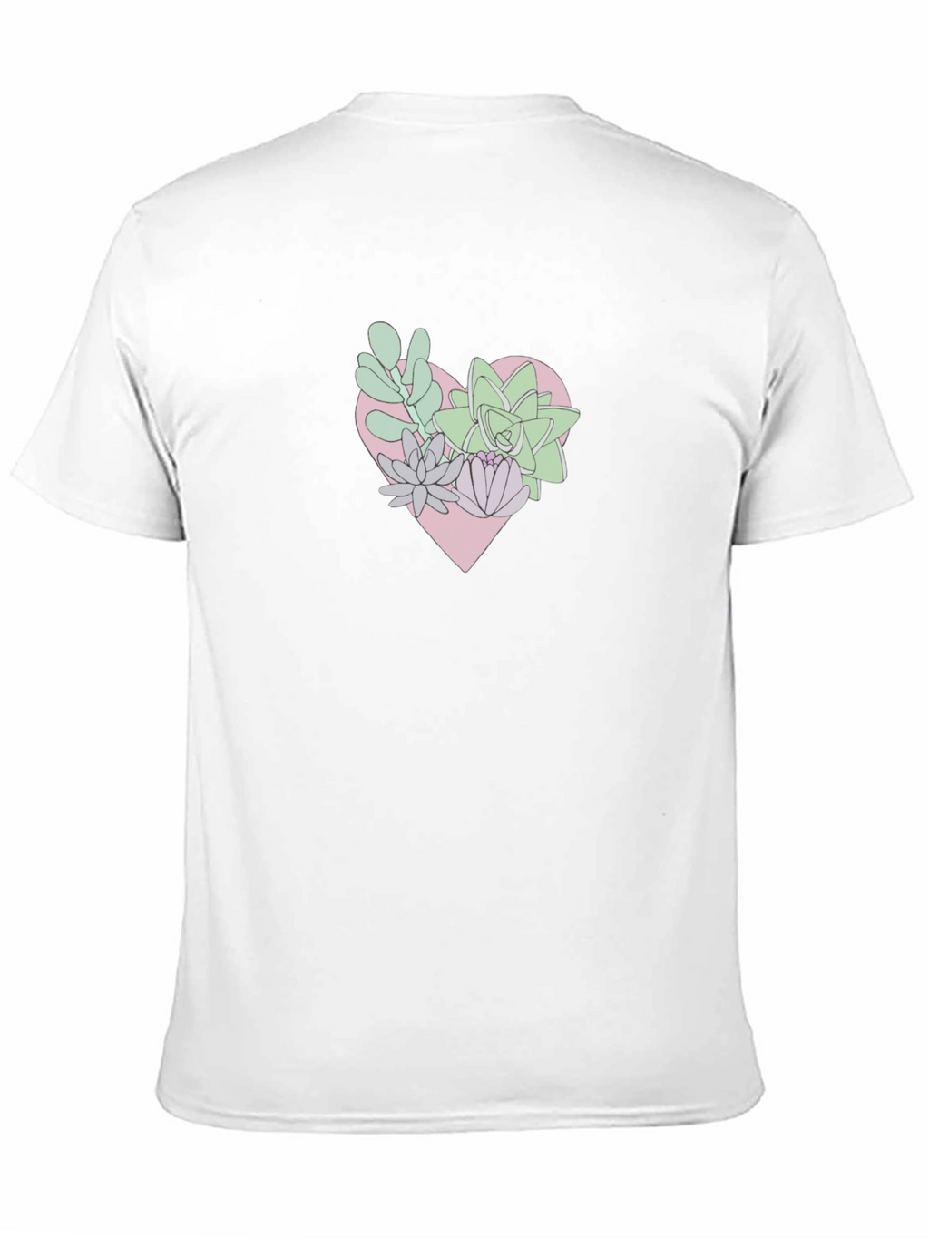 Heart of Succulents Graphic Tee - Black