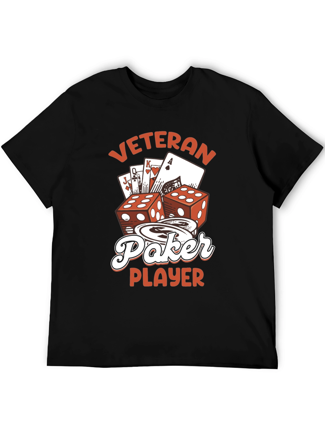 Veteran Poker Player Graphic Tee