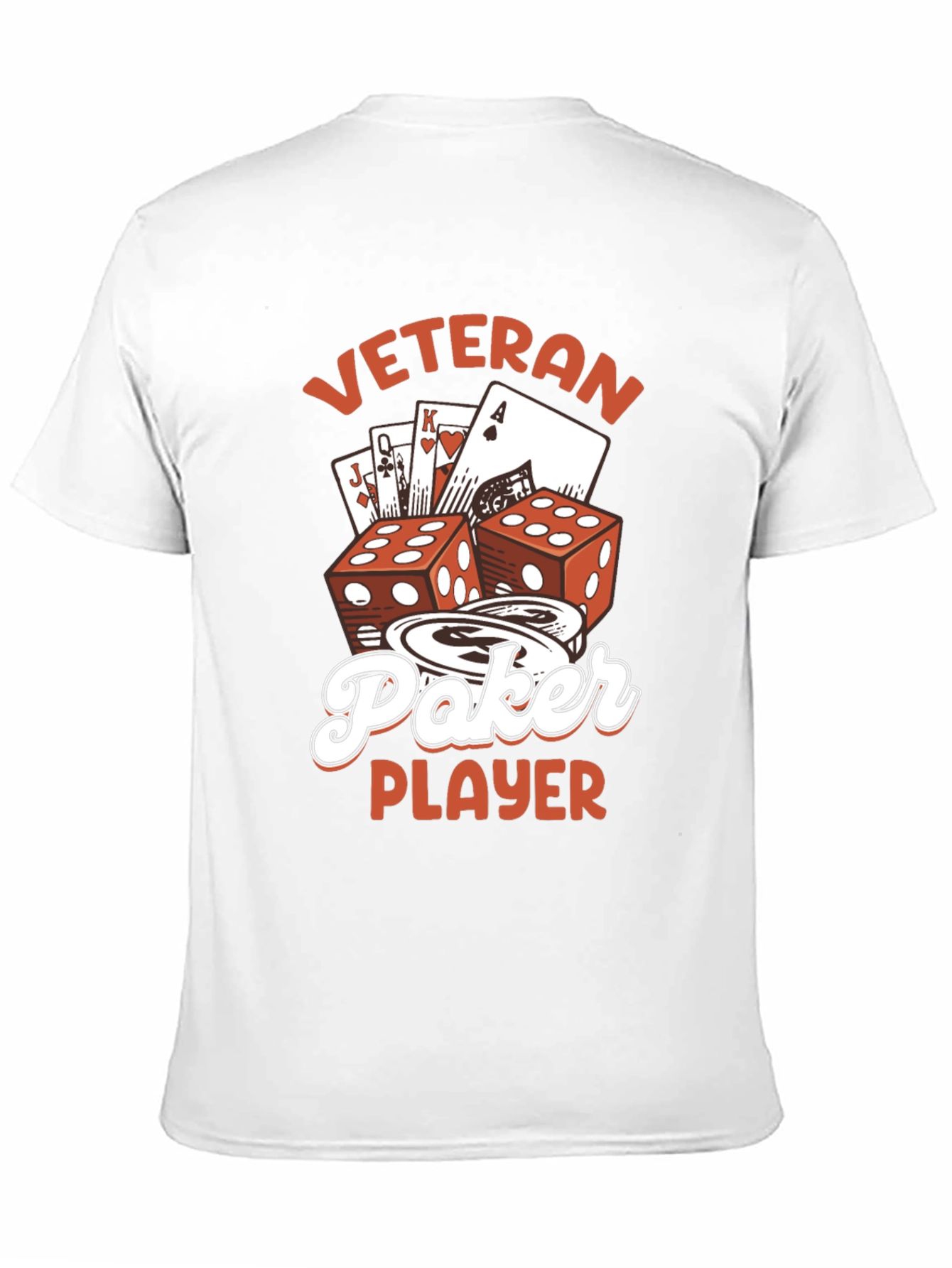 Veteran Poker Player Graphic Tee