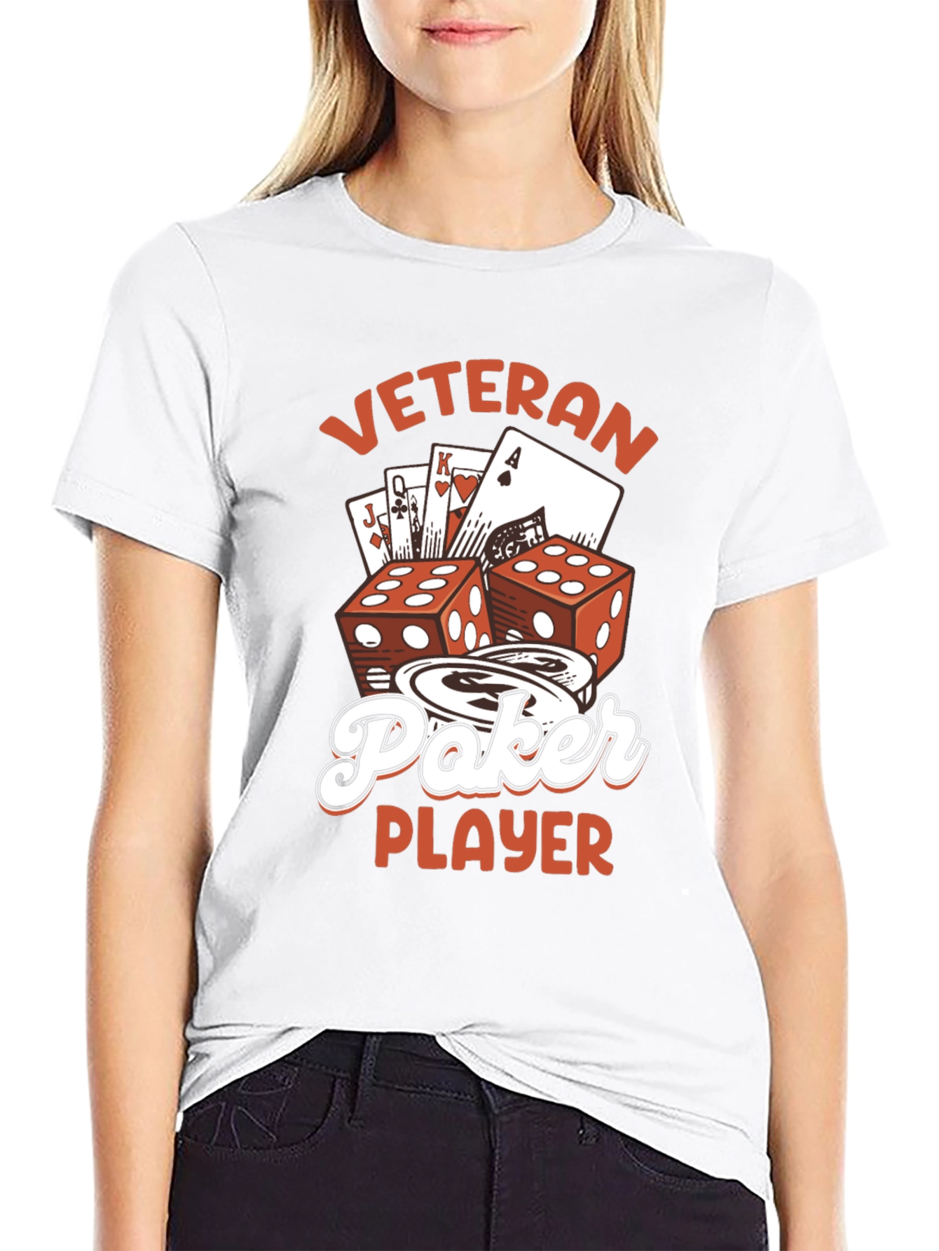 Veteran Poker Player Graphic Tee