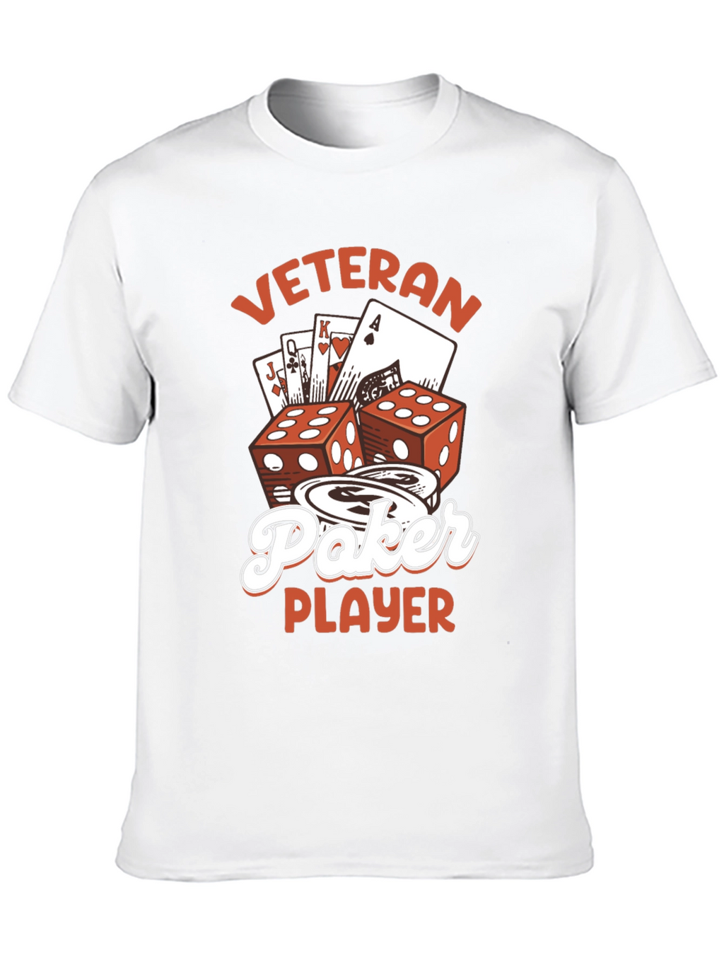Veteran Poker Player Graphic Tee