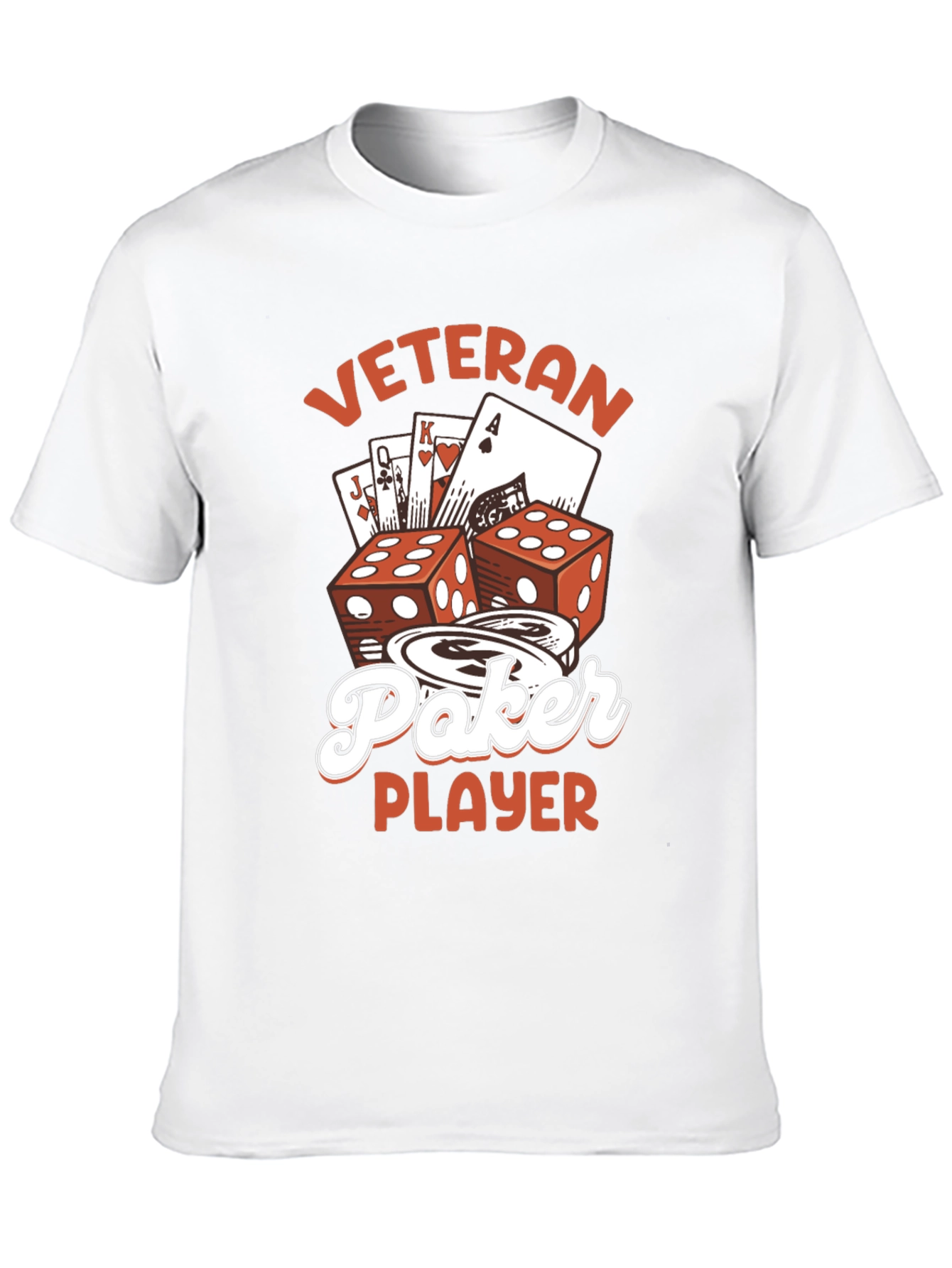 Veteran Poker Player Graphic Tee