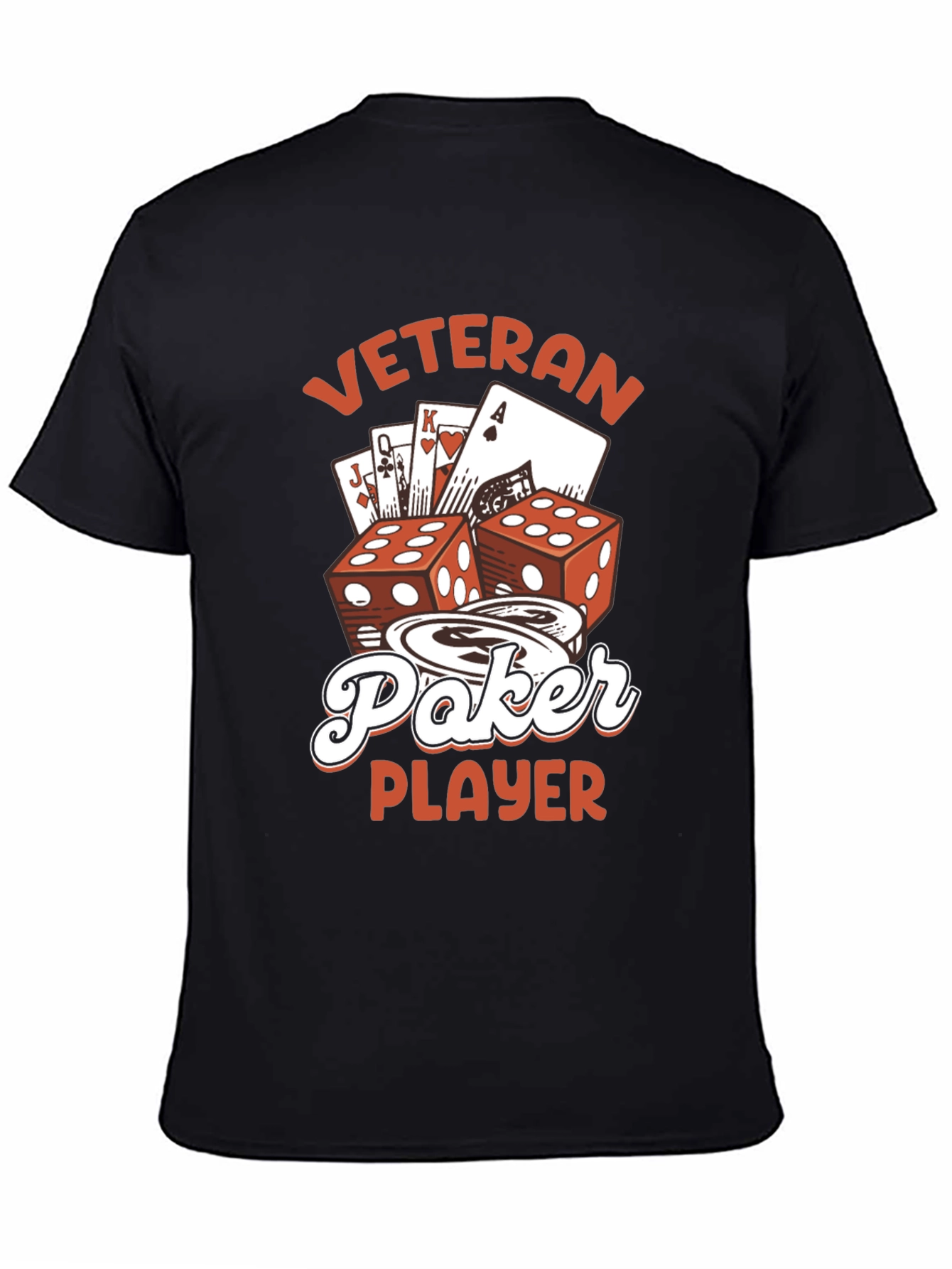 Veteran Poker Player Graphic Tee
