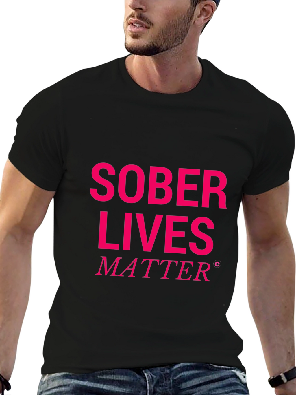 Sober Lives Matter Graphic T-Shirt