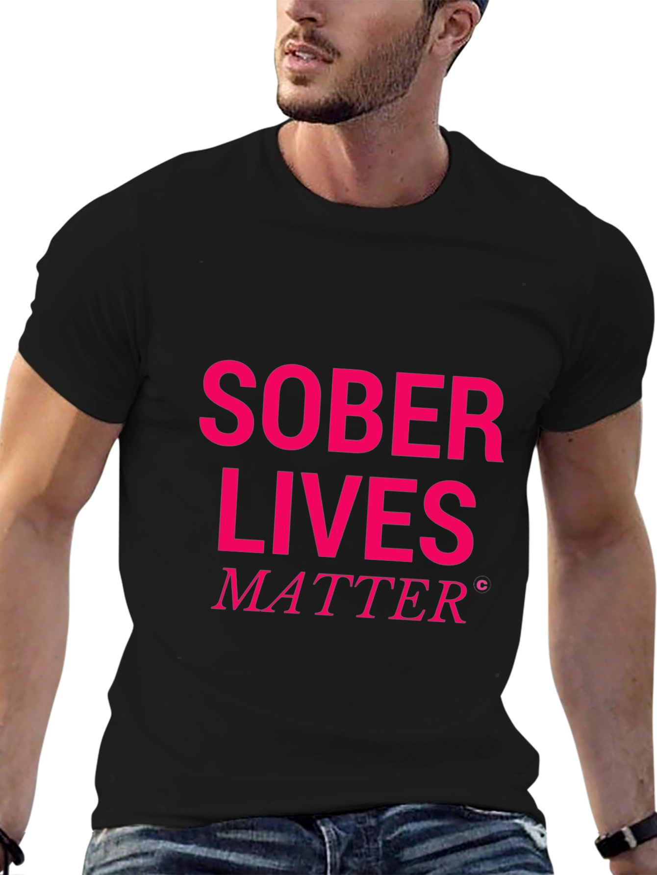 Sober Lives Matter Graphic T-Shirt