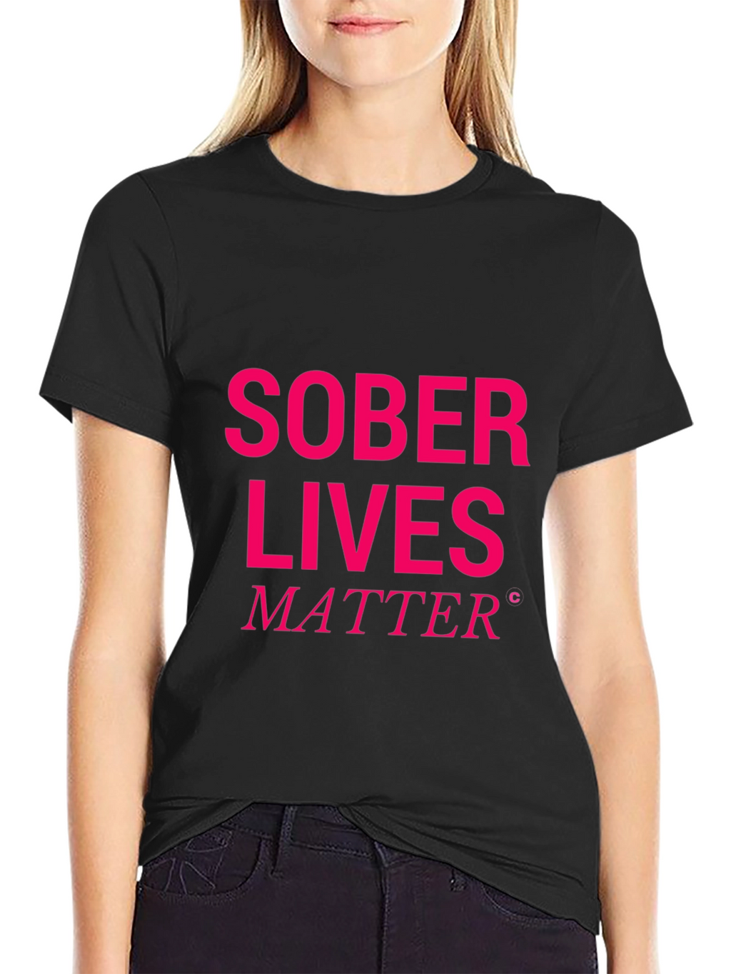 Sober Lives Matter Graphic T-Shirt