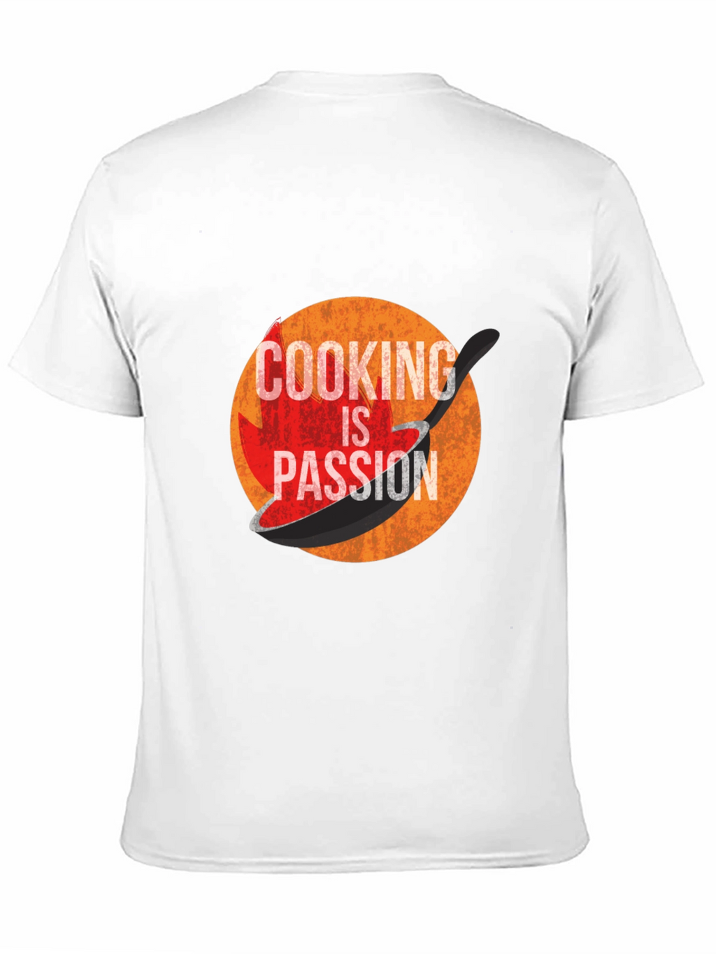 Cooking is Passion Graphic Tee - Black