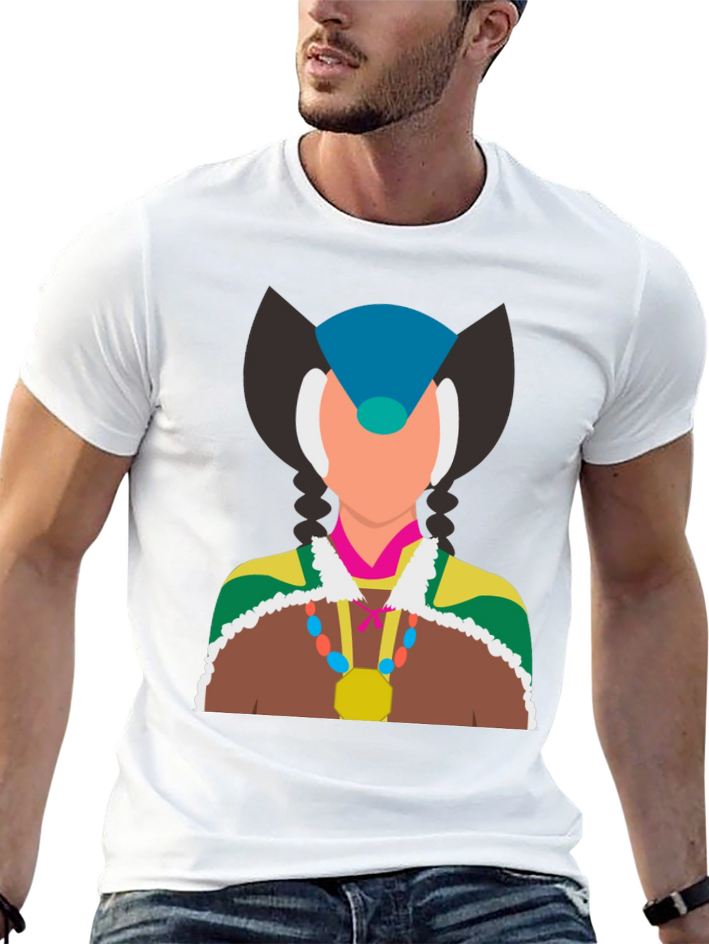 Abstract Native American Graphic Tee