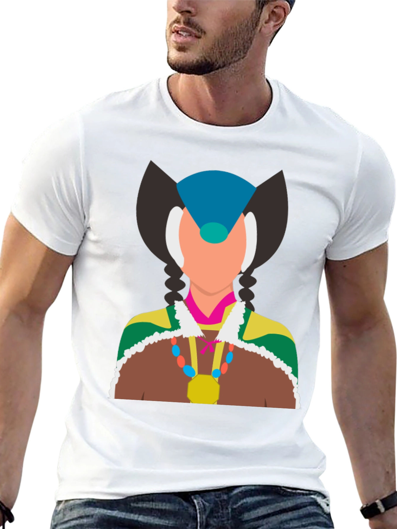 Abstract Native American Graphic Tee