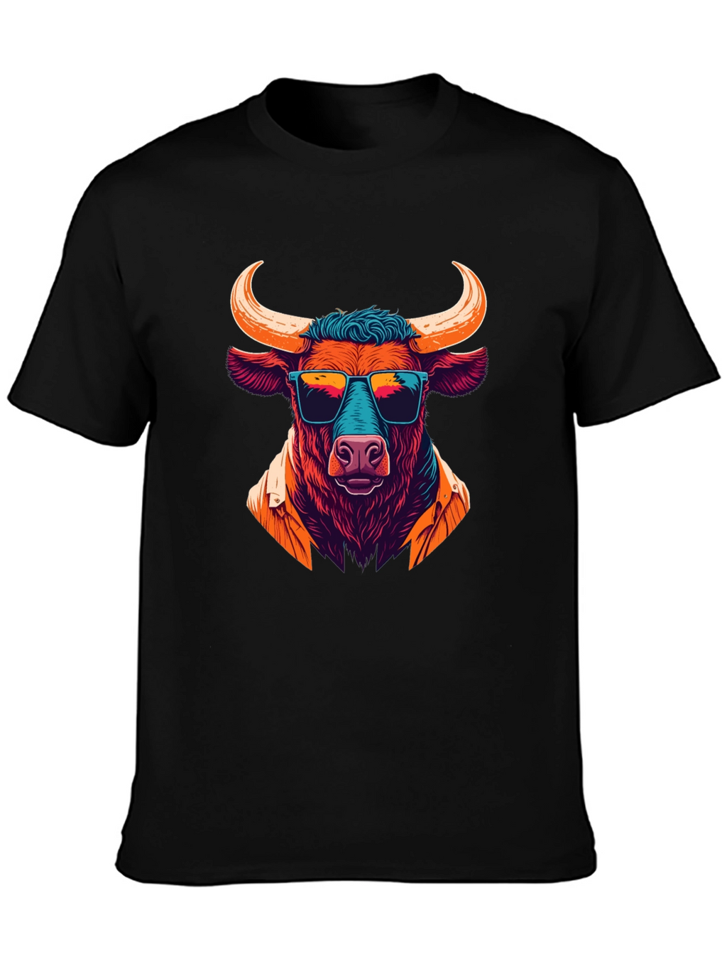 Cool Bull Graphic Tee - Mens Black T-Shirt